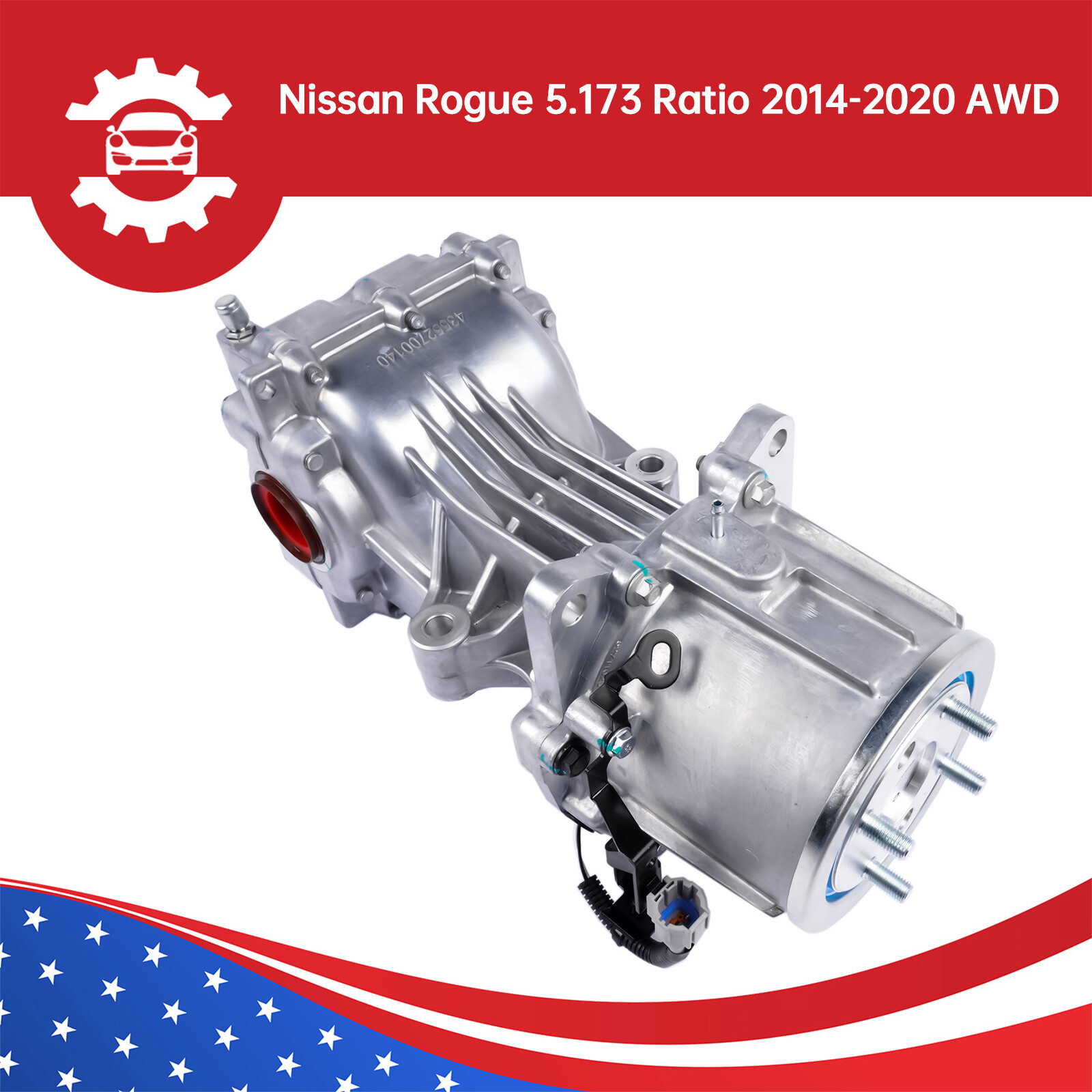 Carrier/Differential Rear AWD for Nissan Rogue 14-20 5.173 Ratio 24027-7FV0A