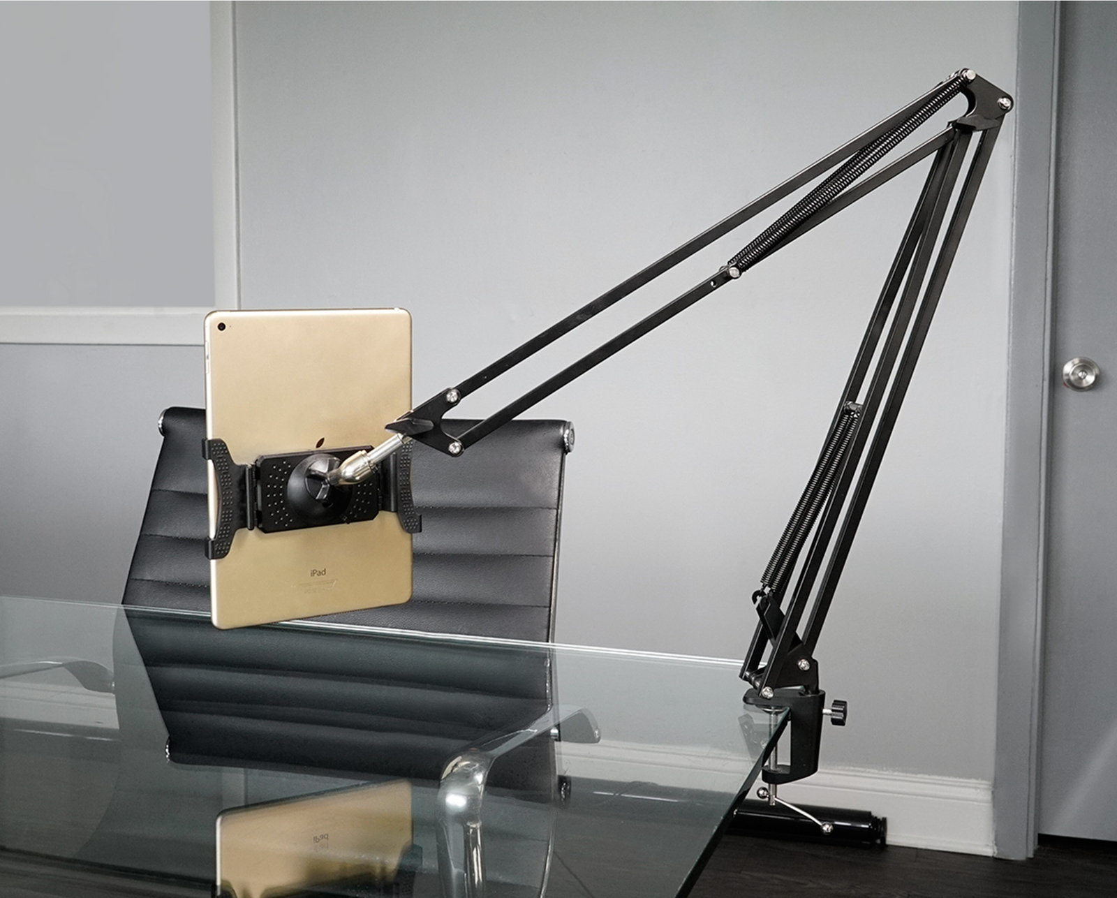 Rockville IPS22 Smartphone/Tablet Mount - Screws In To any Mic Stand or Boom Arm