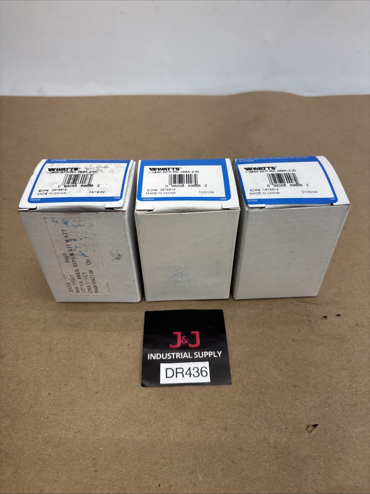 LOT OF (3) NEW CMA DISHMACHINES 03623.00 REPAIR KIT 2.25" x 2" x 3.125" OEM