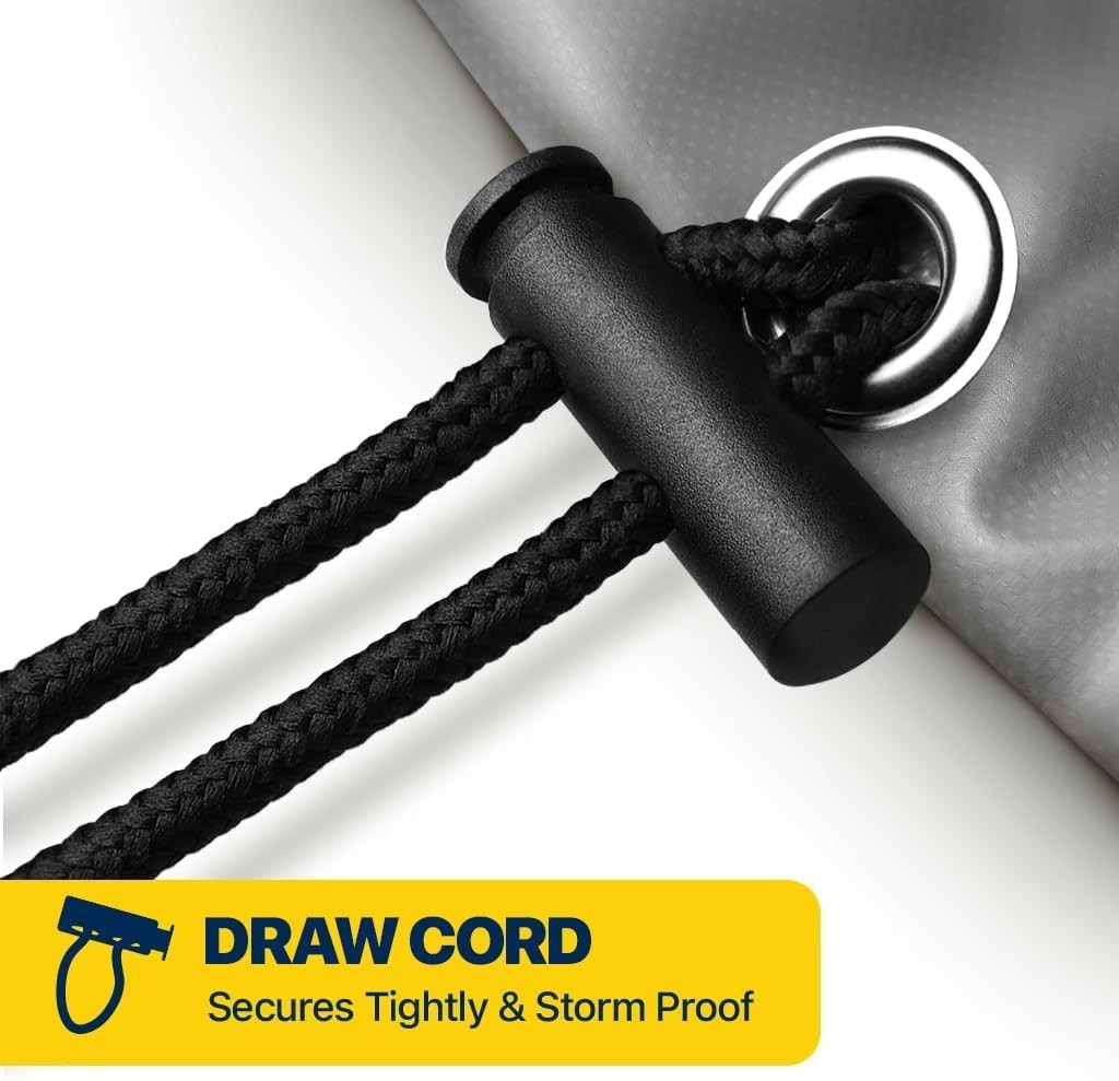 Seal Skin Patio Chair Cover, Waterproof Heavy-Duty with Drawstring & Air Vent