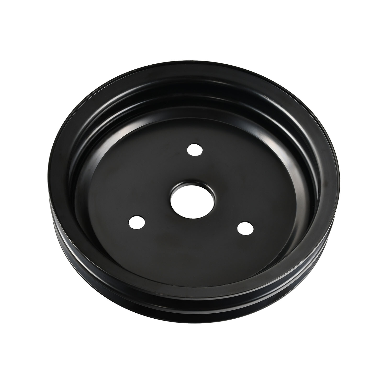 For SBC Chevy 283 350 400 SWP Short Water Pump Pulley & Crankshaft Kit 2 Groove