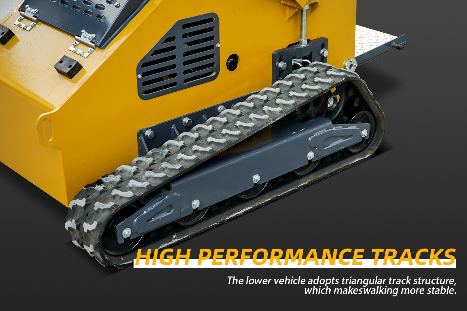 2025 Mini Skid Steer 23HP B&S Loader 3.5mph Speed For Farm EPA Petrol Engine