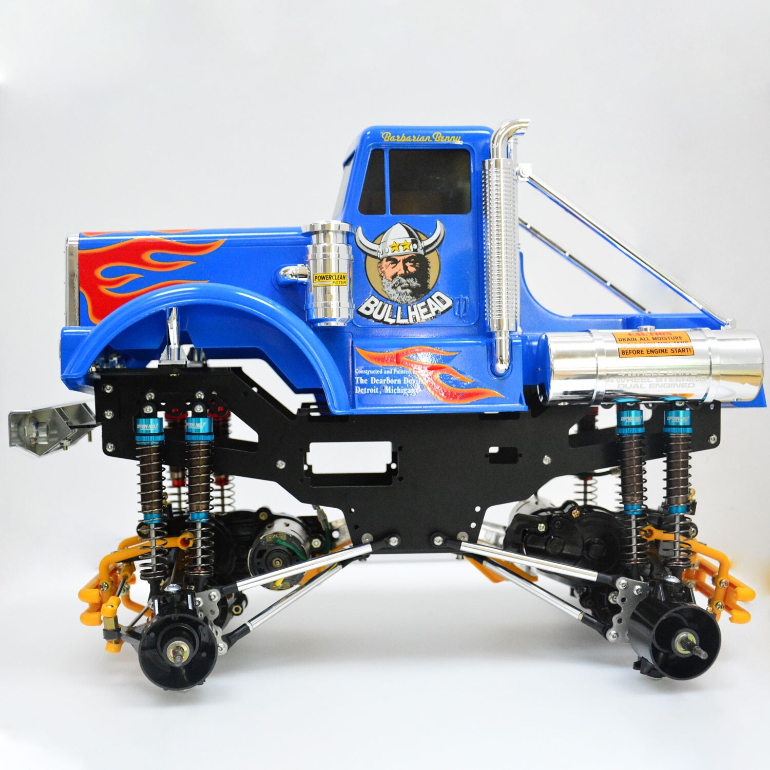 Aluminum Oil Shocks Absorber Damper For Tamiya Bullhead Super Clod Buster