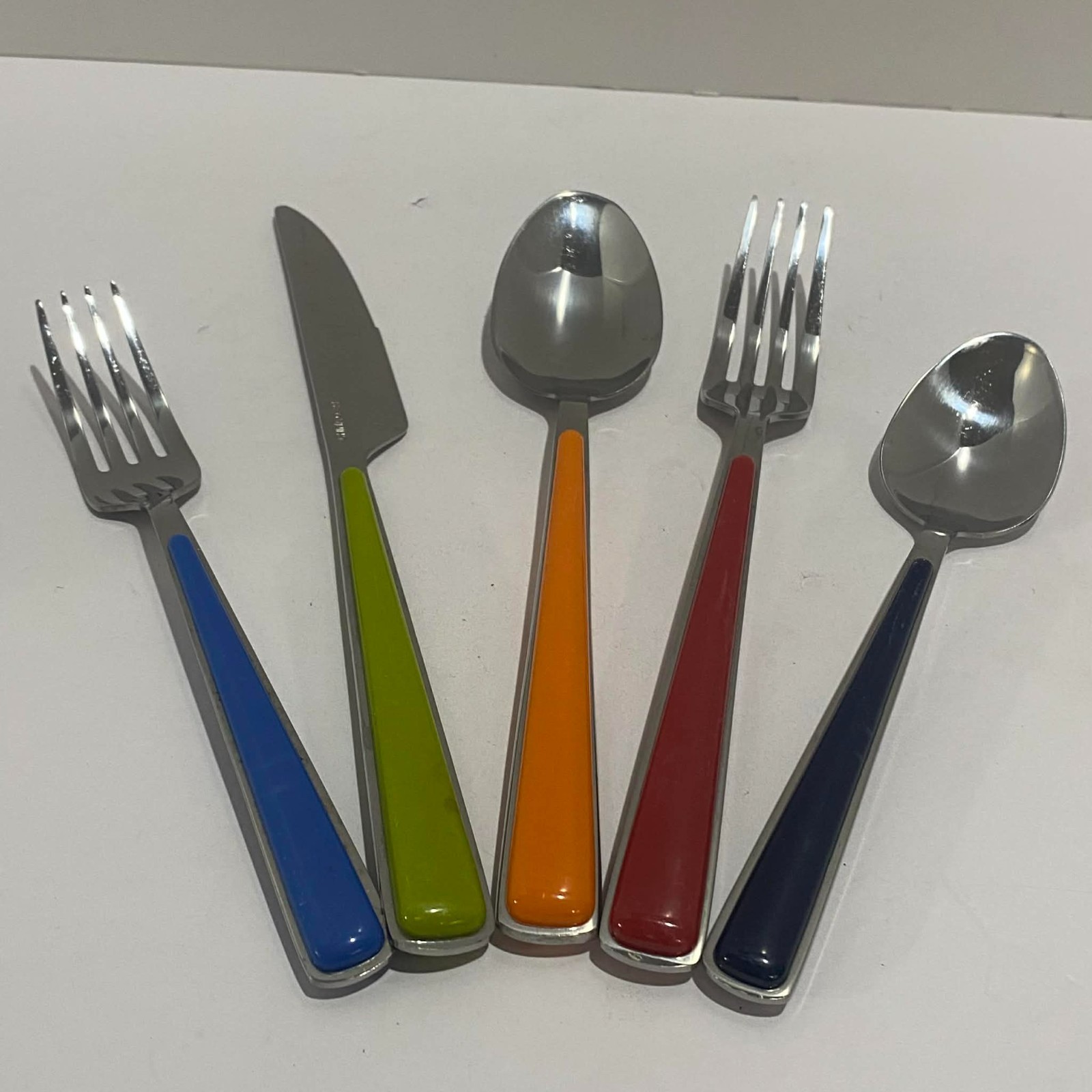 Fiesta MERENGUE Stainless Flatware 5pc Place Settings & Replacements Colorful