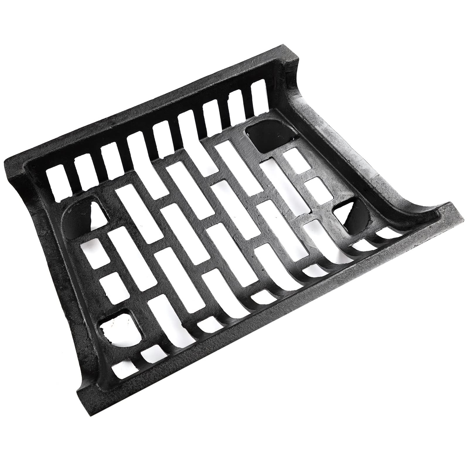 Fireplace Grate 18 inch Cast Iron Fire Place Grates Heavy Duty Wood Stove Chi...
