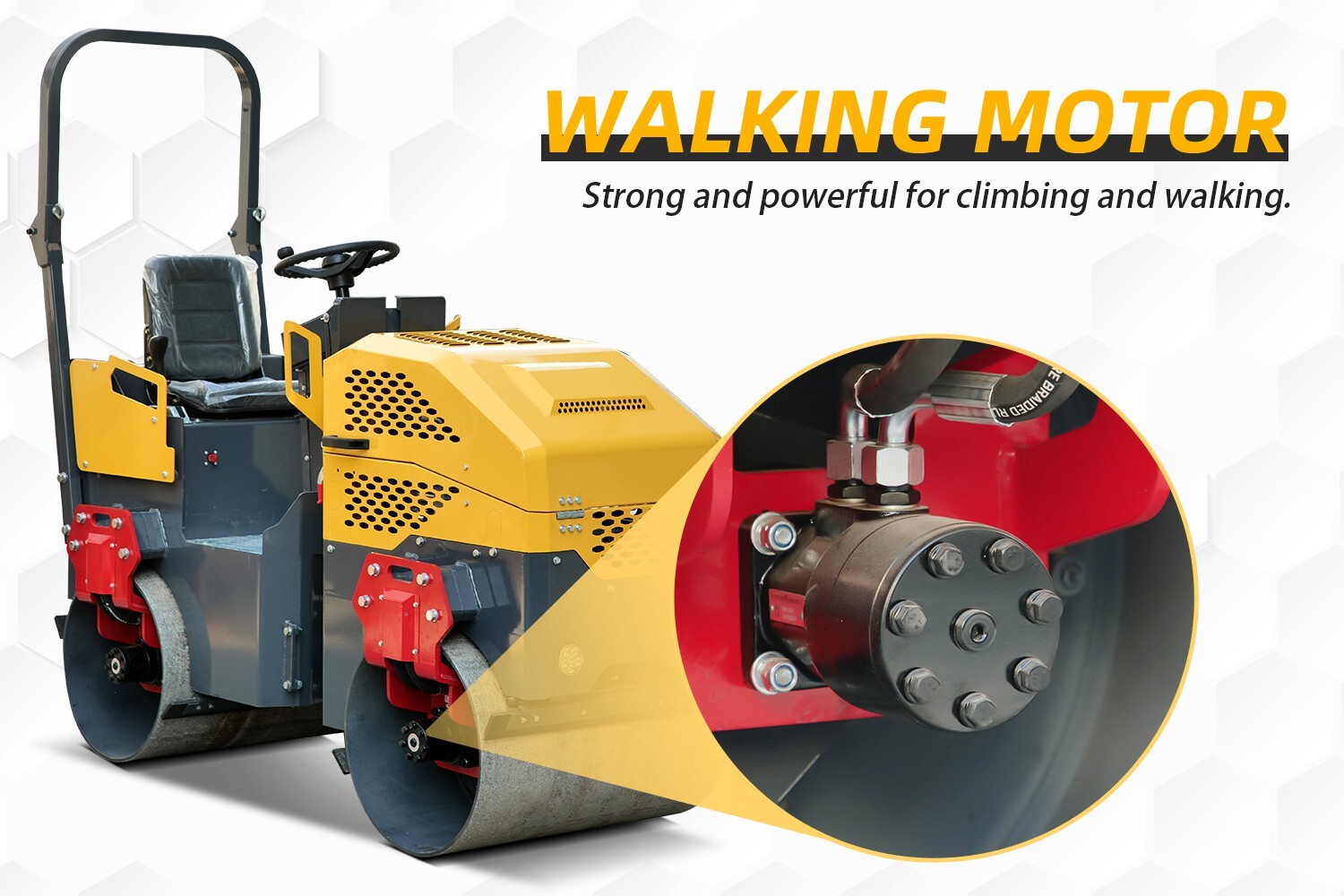 Full Hydraulic Tandem Smooth Drum Vibratory Soil Asphalt Road Roller Compactor