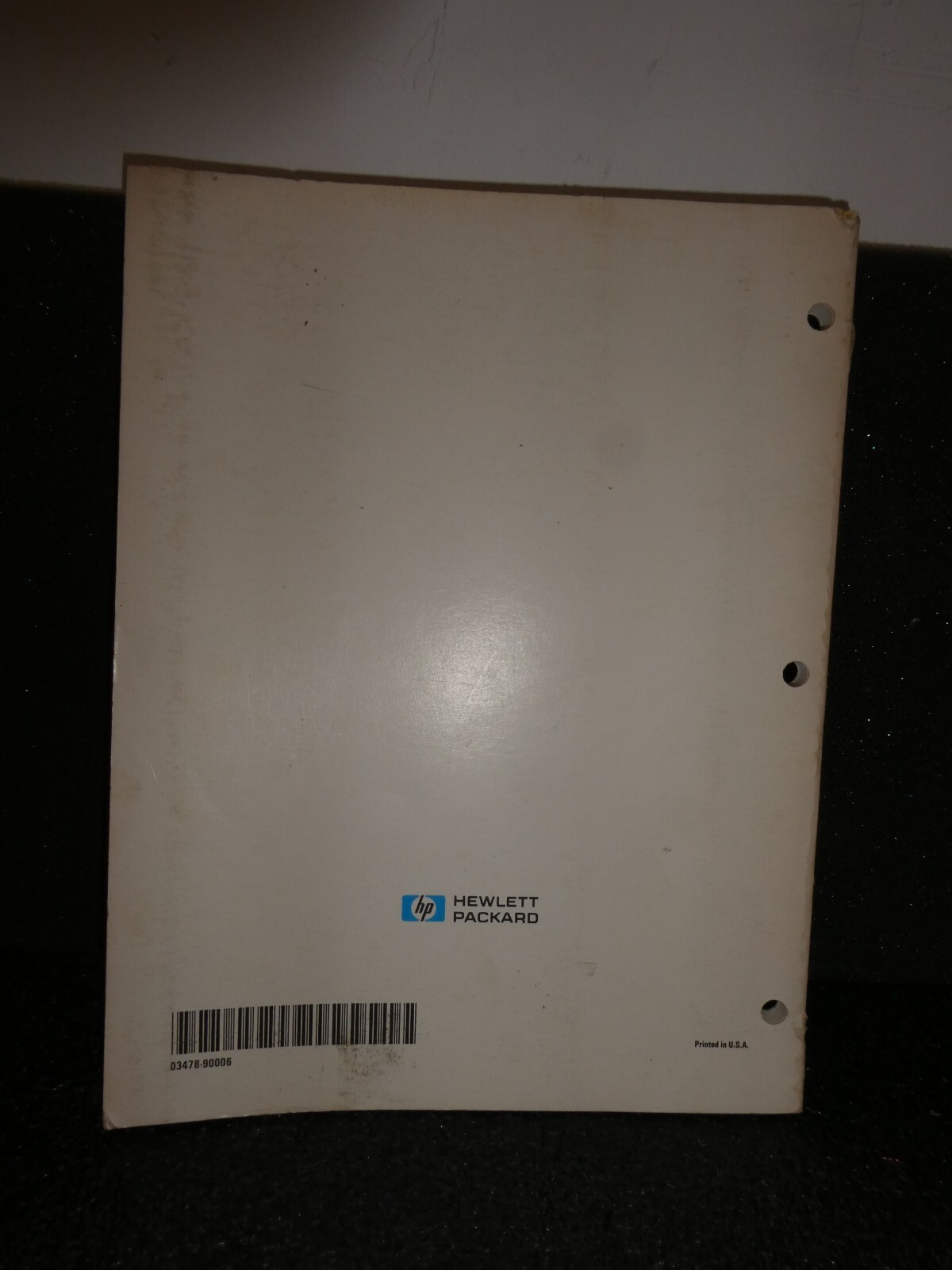 HP 3478A Digital Multimeter Service Manual (Serial Number 2301 and above)