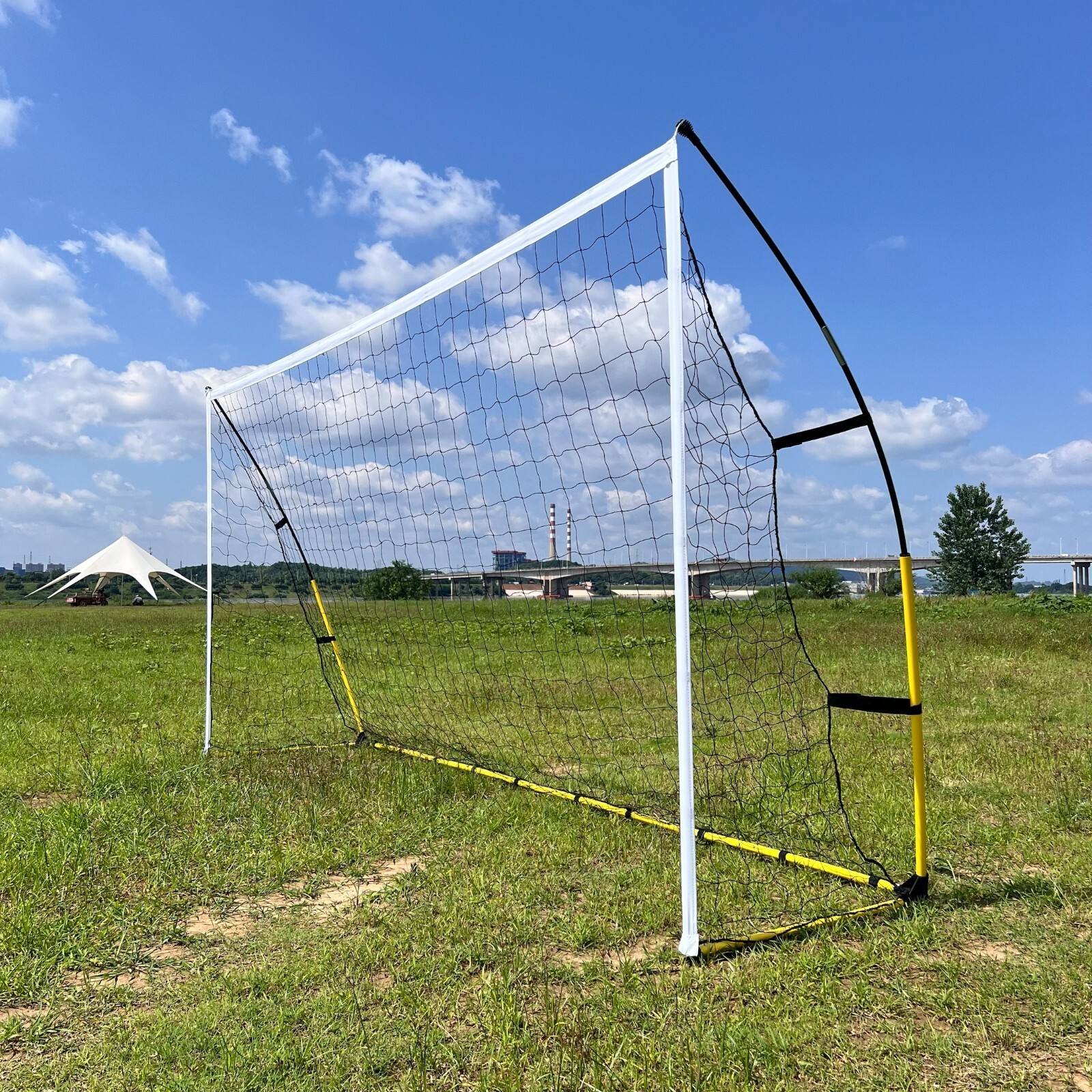 12x6 Ft Soccer Goal Portable Soccer Net for Backyard w/Frame