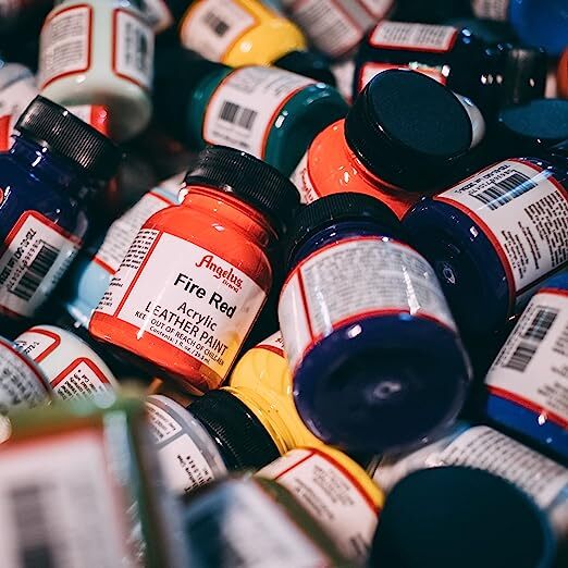 Angelus Brand Acrylic Leather Paint Waterproof all colors - 1 fl.oz