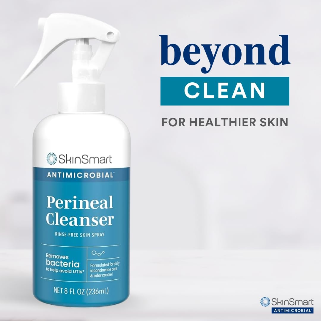 SkinSmart Antimicrobial Perineal Cleanser, Incontinence & Postpartum, 8 oz Spray