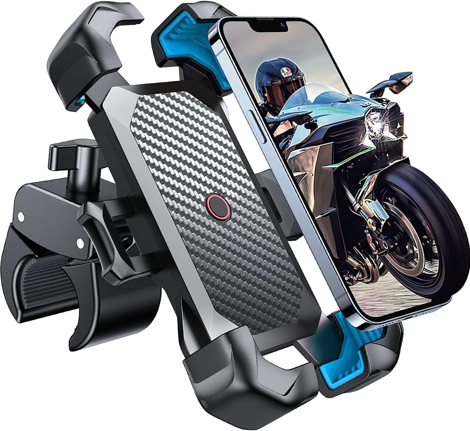 Motorcycle Bike Handlebar Mount Holder Bicycle For iPhone Samsung Cell Phone GPS
