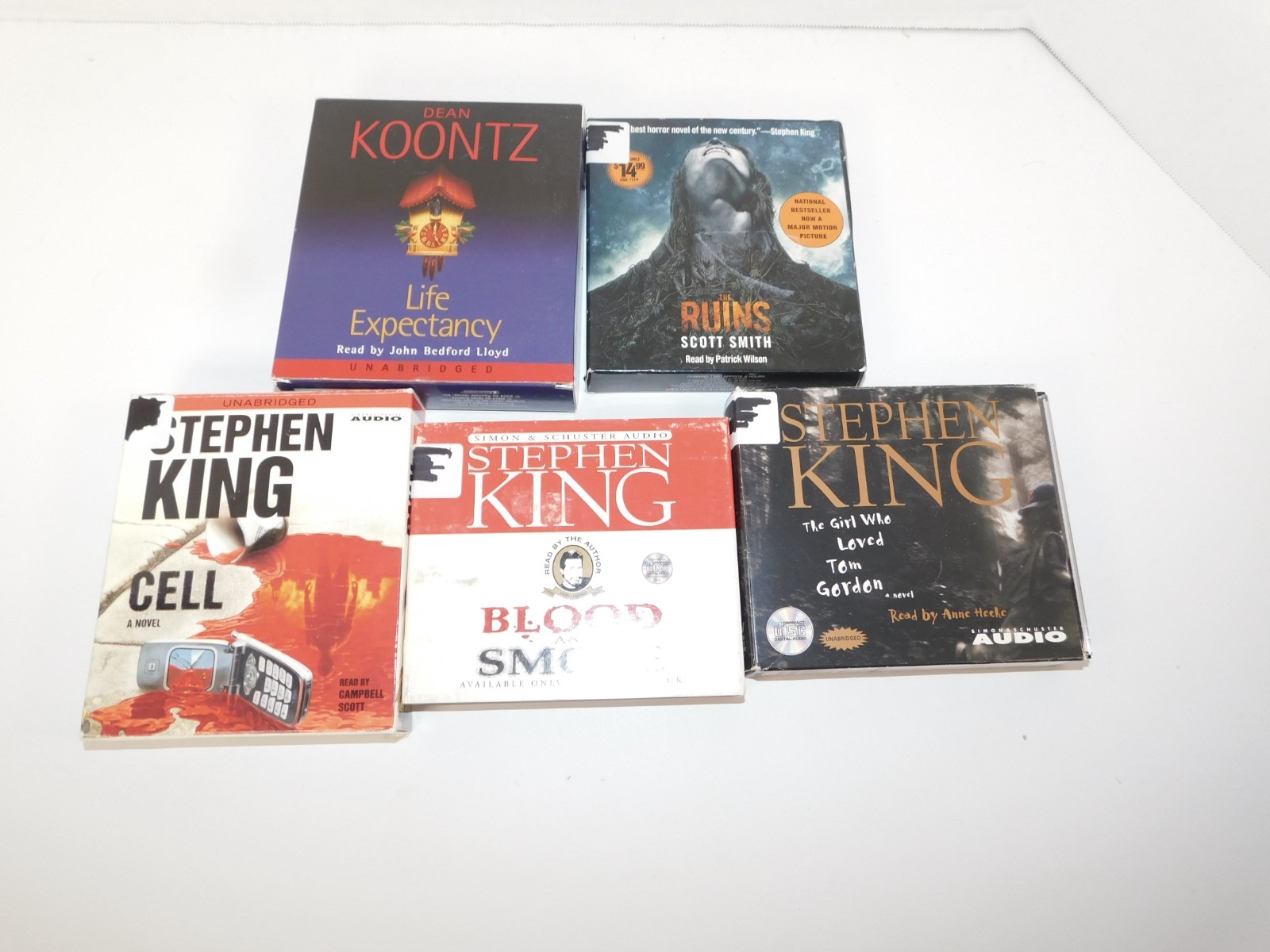 11 Thriller Audiobook CD Lot*Cell*Forever Odd*Brother Odd*The Ruins*Demon Seed