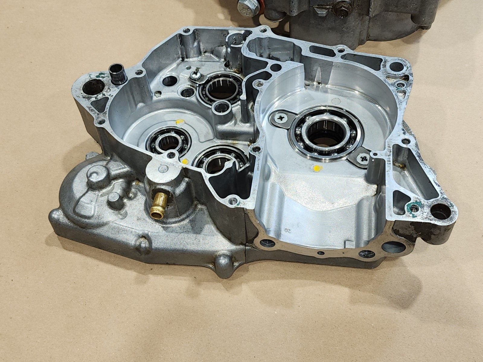 2015 Suzuki RMZ250 RMZ 250 OEM Left & Right Engine Crankcase Case Bottom End