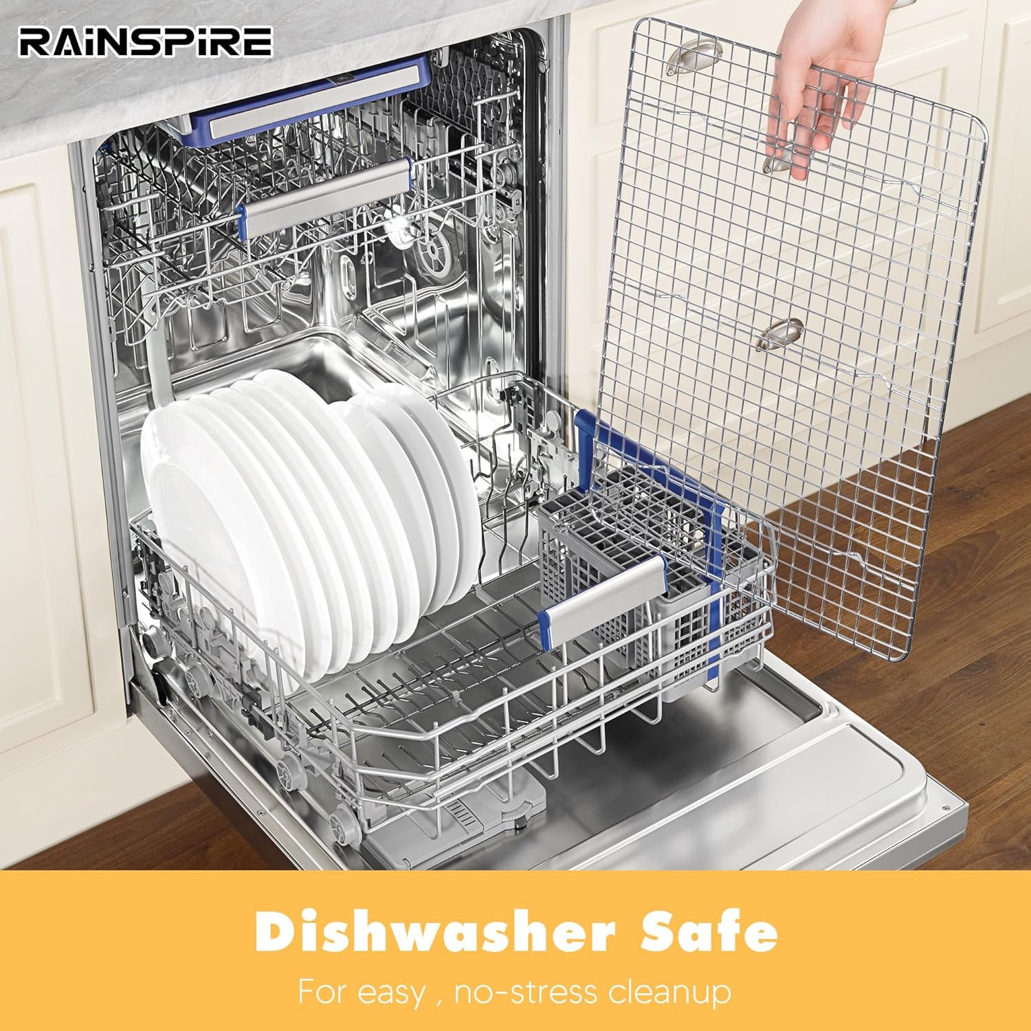 Stainless Steel Heavy Duty Cooling Rack, Fits Quarter Sheet Pan (8.5" X 12")