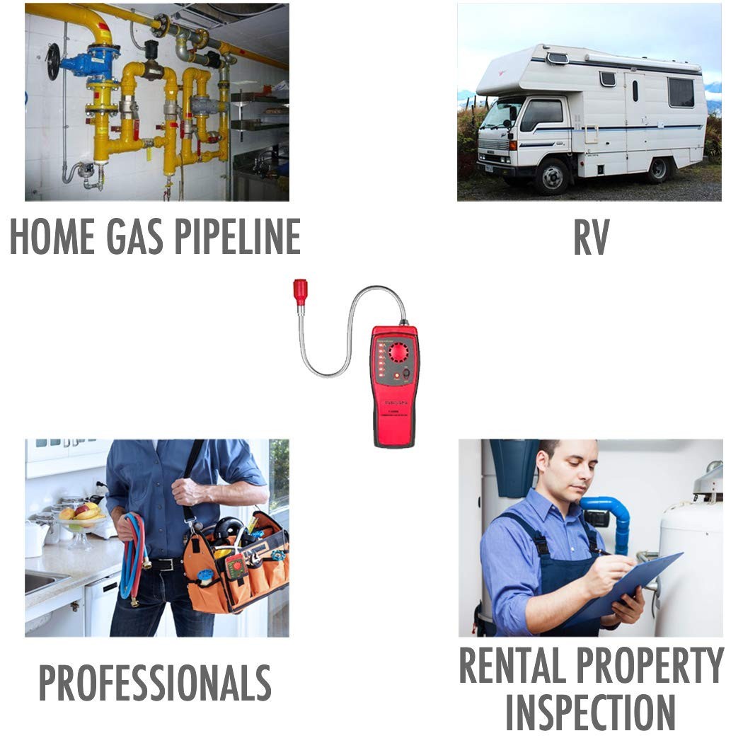 PANGAEA Gas Detector Portable Natural Gas Tester Detector Combustible P-AS8800L