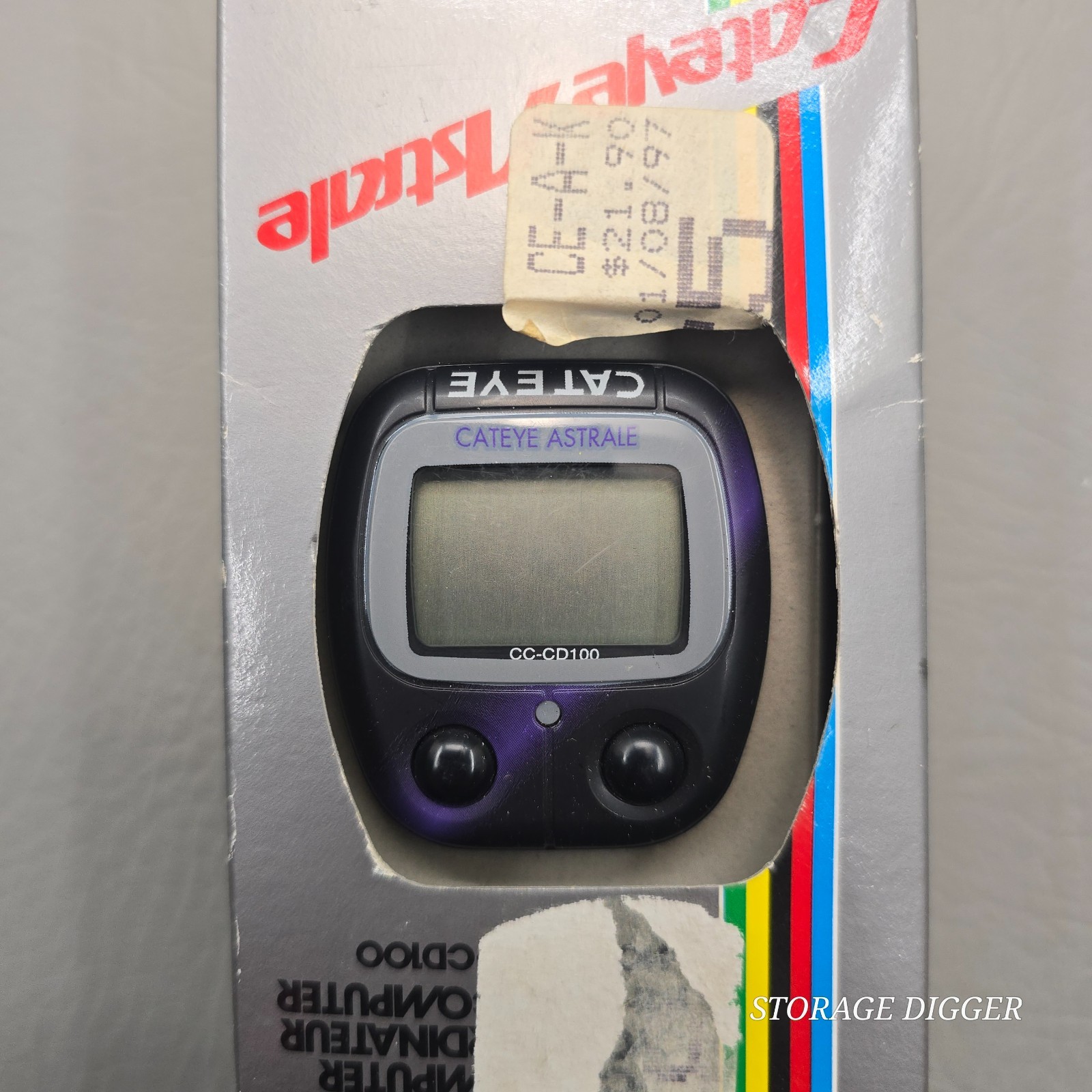 Vintage 1990's New Cat Eye Astrale Model CC-CD100 Cyclocomputer, Made in Japan