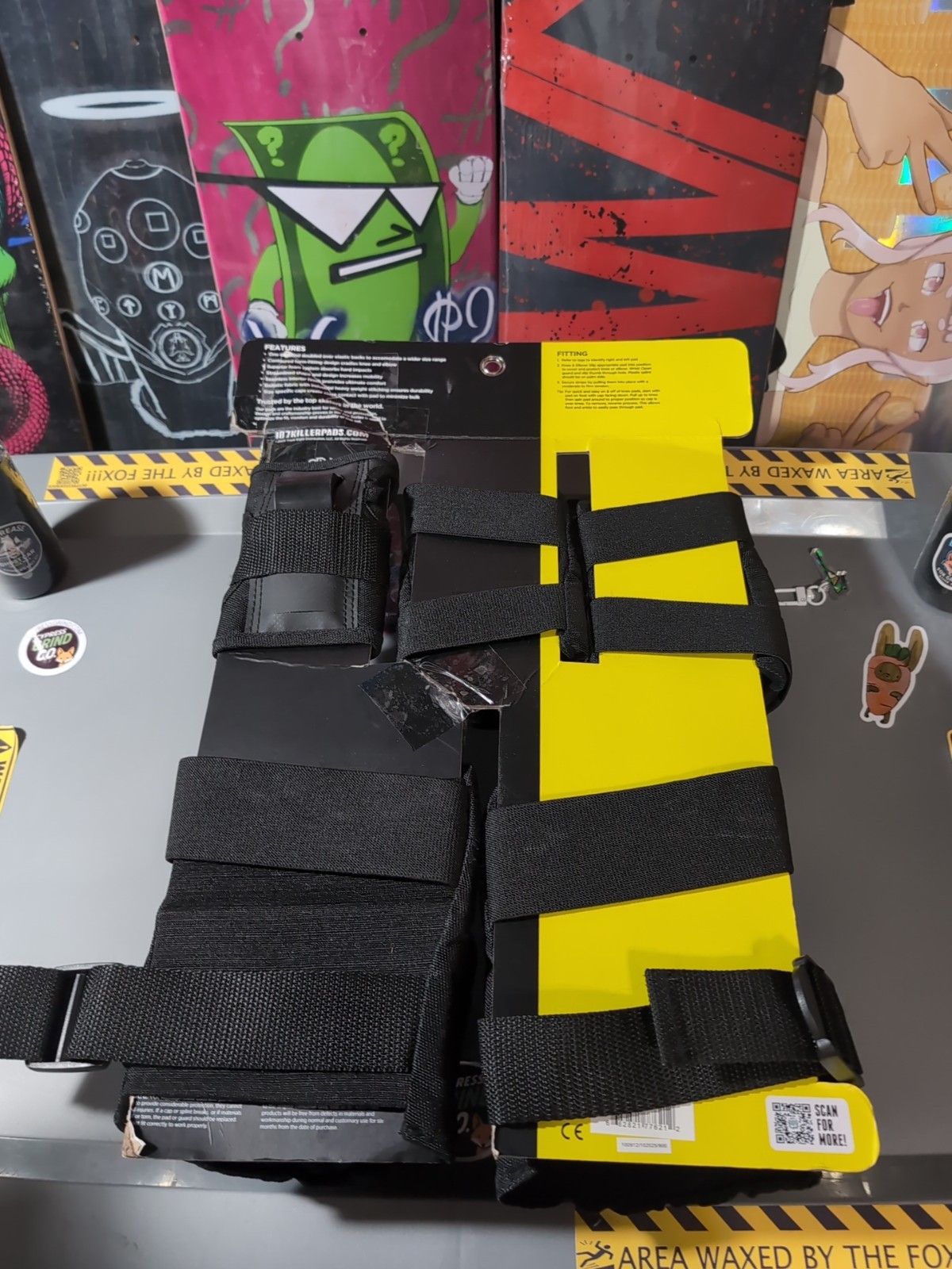 187 Killer Pads Six Pack XS Skate Elbow Knee Wrist Set Missing 1 Guard