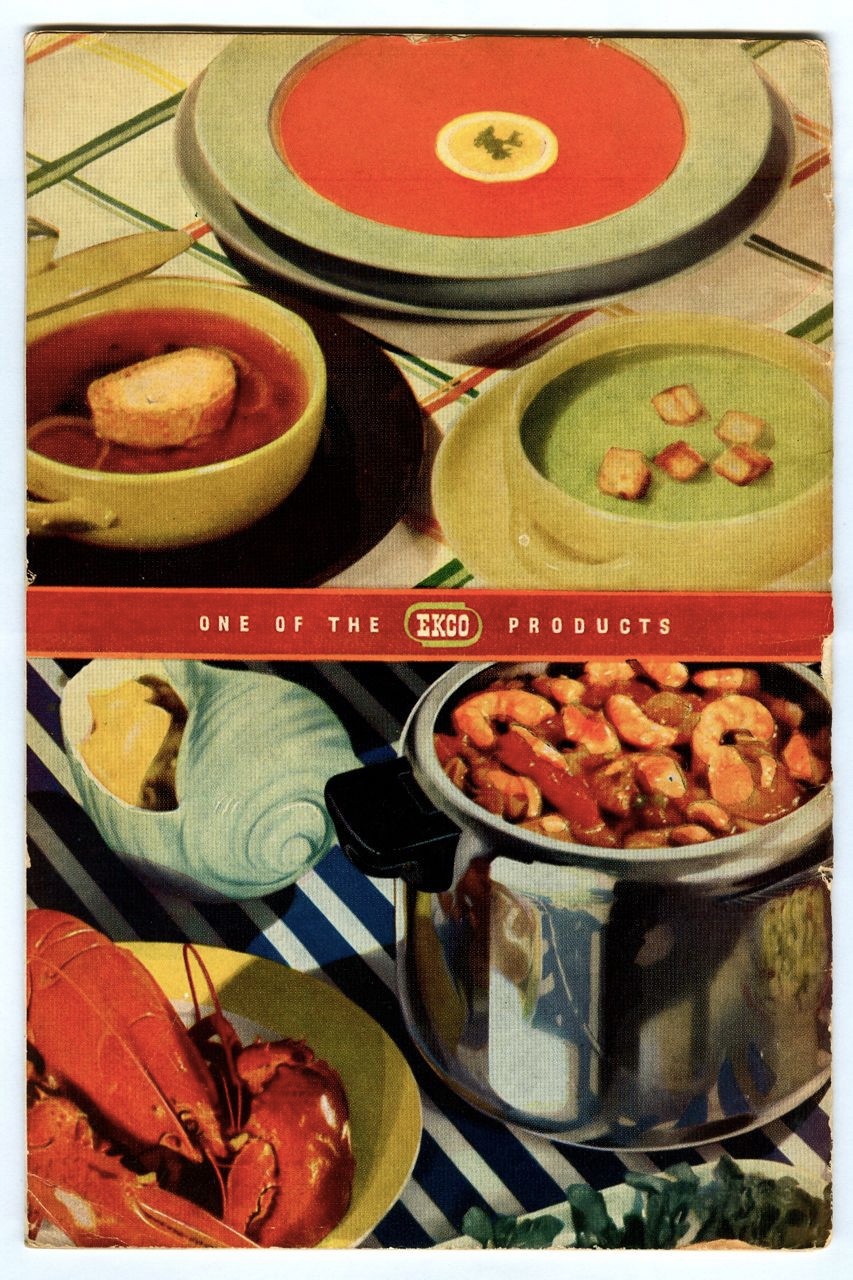 Vintage 1945 MINUTE MAGIC with the EKCO PRESSURE COOKER Recipe Instruction Book!