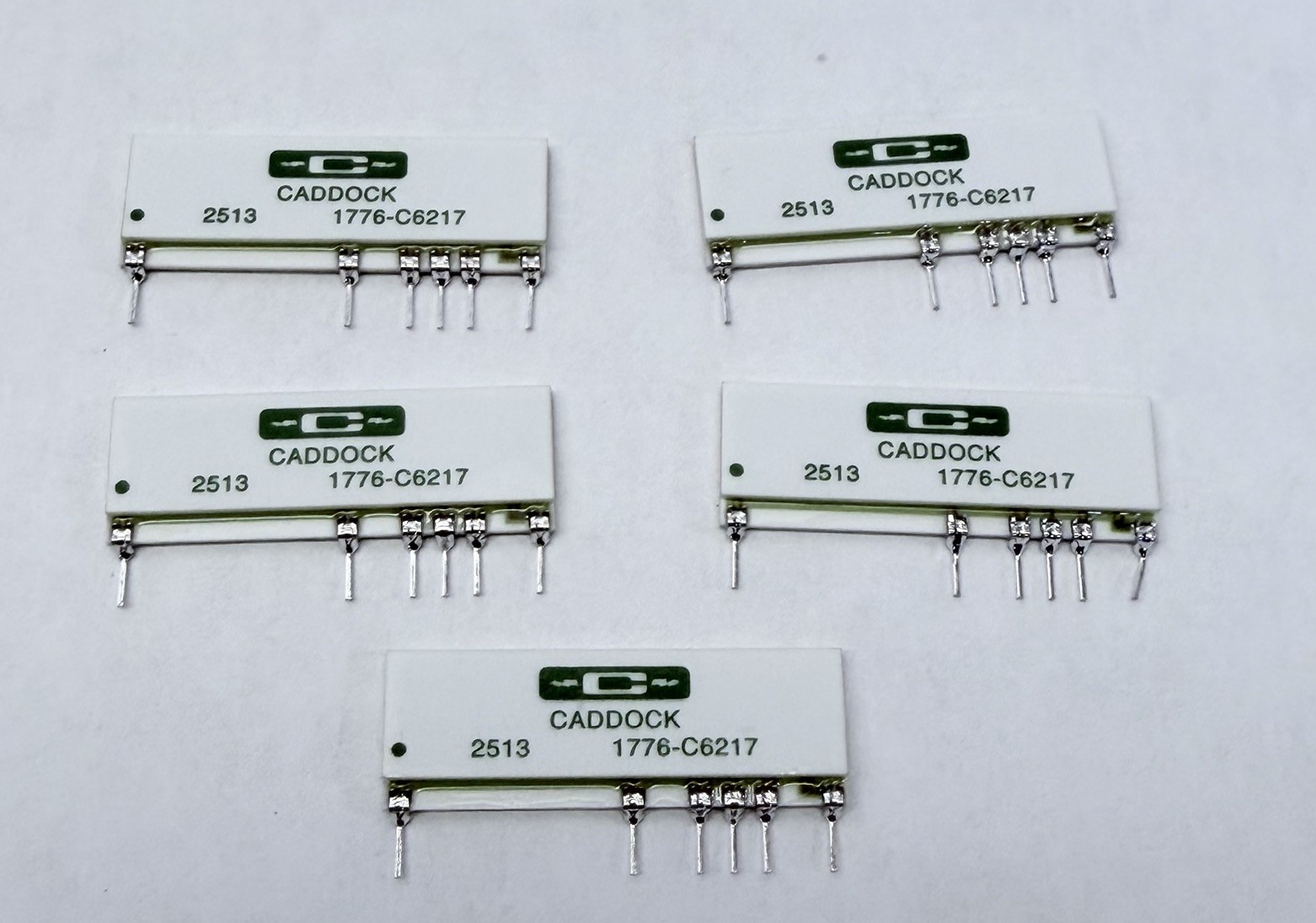 LOT OF 5 CADDOCK 1776-6217 PRECISION DECADE RESISTOR VOLTAGE DIVIDERS