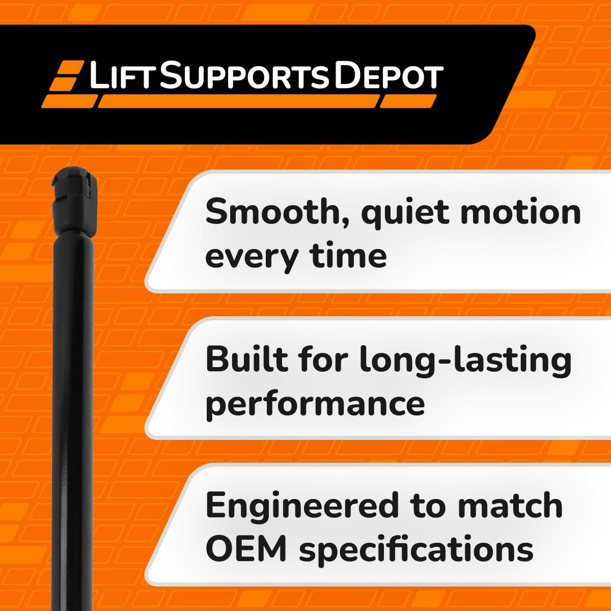 Qty 2 Lift Supports Depot PM3322T Fits NSX 1991 to 2005 Trunk Shocks
