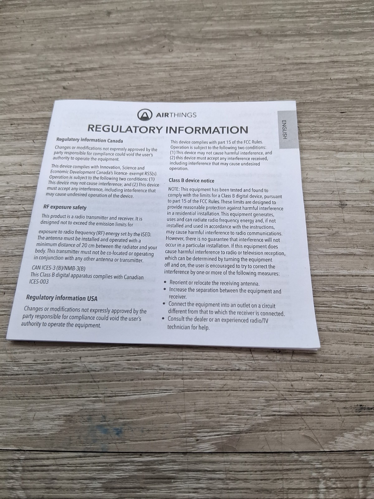 Airthings Wave Radon 2951 Radon Detector Humidity & Temperature Monitoring