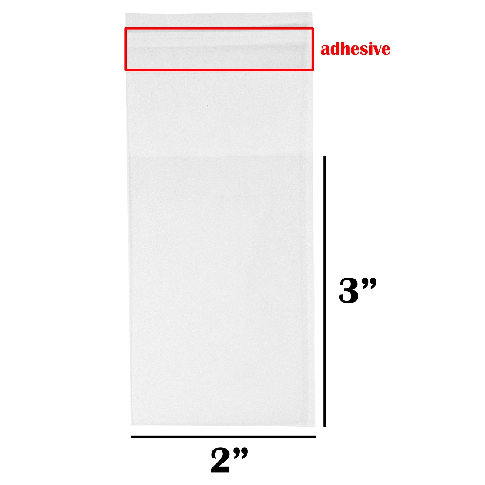 100pc Clear Flat Re-Sealable Food Grade Cellophane Bags for food/storage