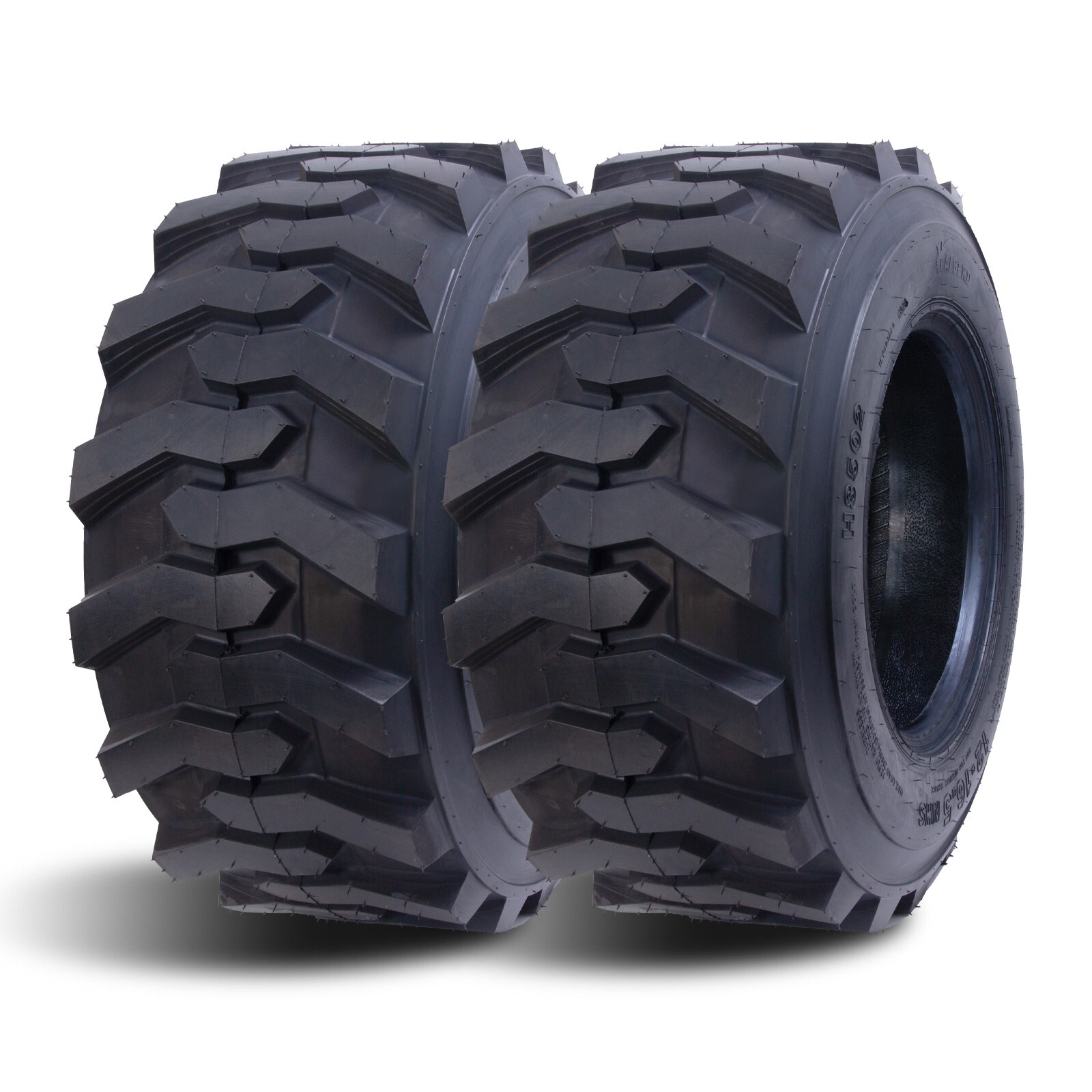 Two 12-16.5 Skid Steer Loader Tires Heavy Duty 12PR SKS Industrial tire Tubeless
