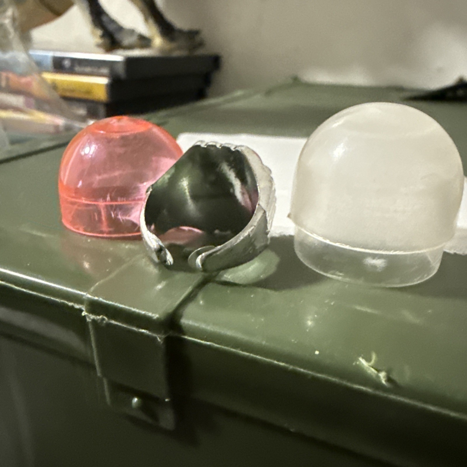 VTG 1960s Vari-Vue Joker Flicker Ring Batman K.G. Inc. N.Y. With OG Gumball Case