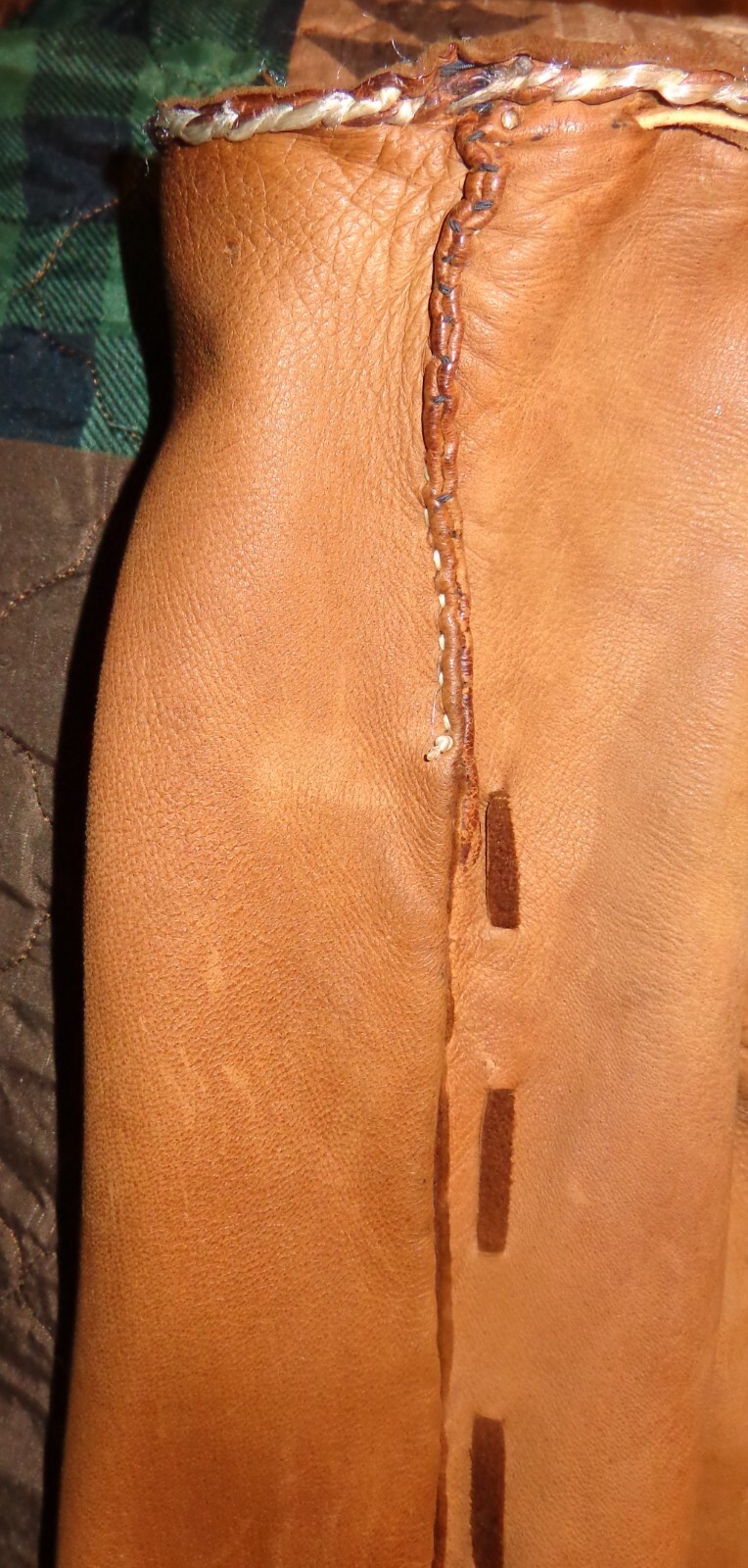 Vintage Handmade Buckskin Leather Suede Native American Pants Mens? or Womens?