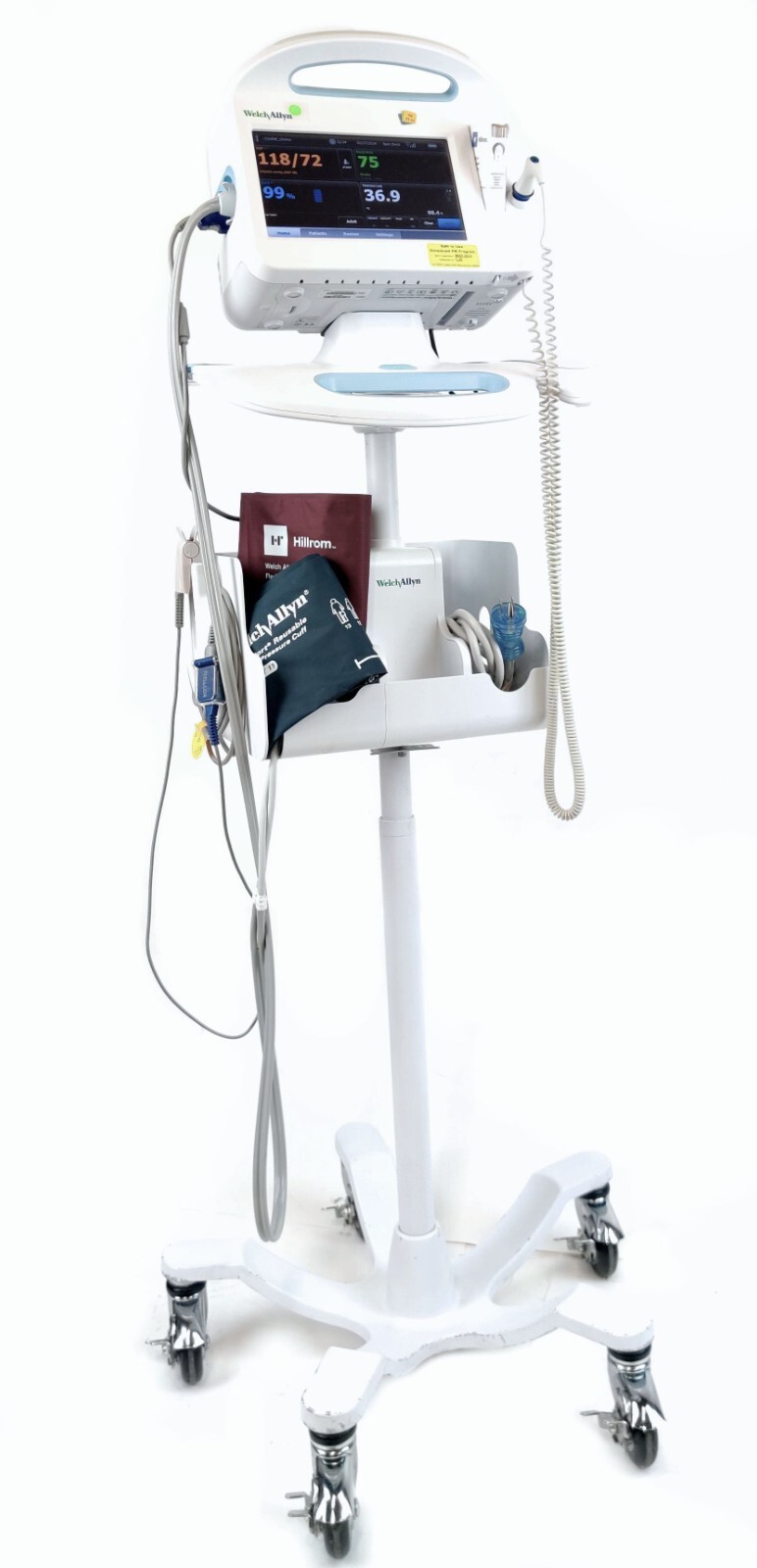 Welch Allyn Connex Vital Sign Monitor 6000 WIFI EMR Conn 65NTXX with Accessories