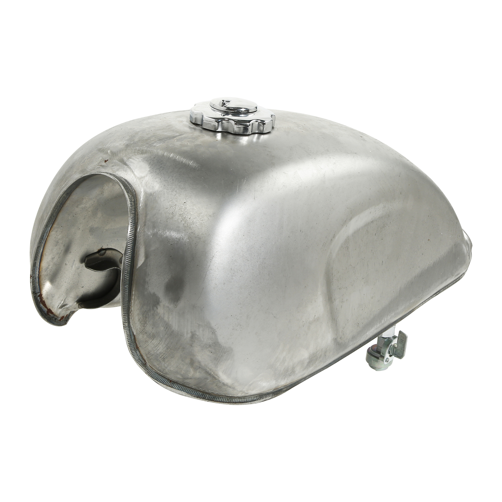 Unpainted 2.4gal. 2.4Gallon Custom Cafe Racer Gas Fuel Tank Fit for Honda Yamaha