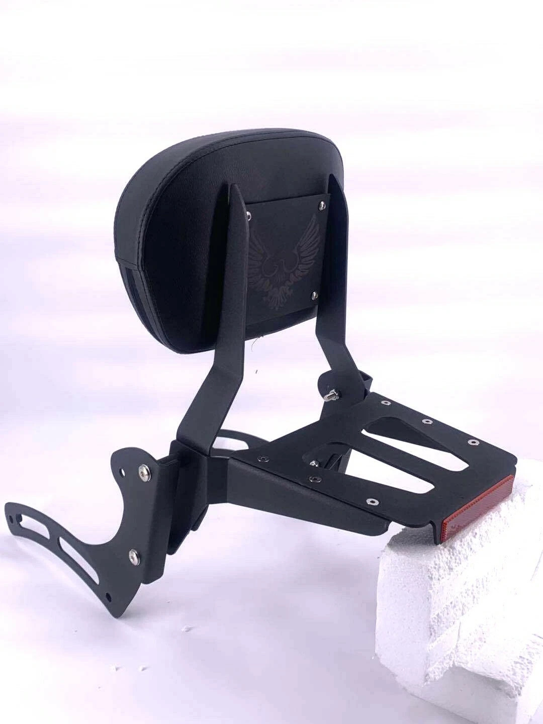 NEW BLACK Sissy Bar & Luggage Rack Kawasaki Vulcan 900 Classic & Custom 09 to 25