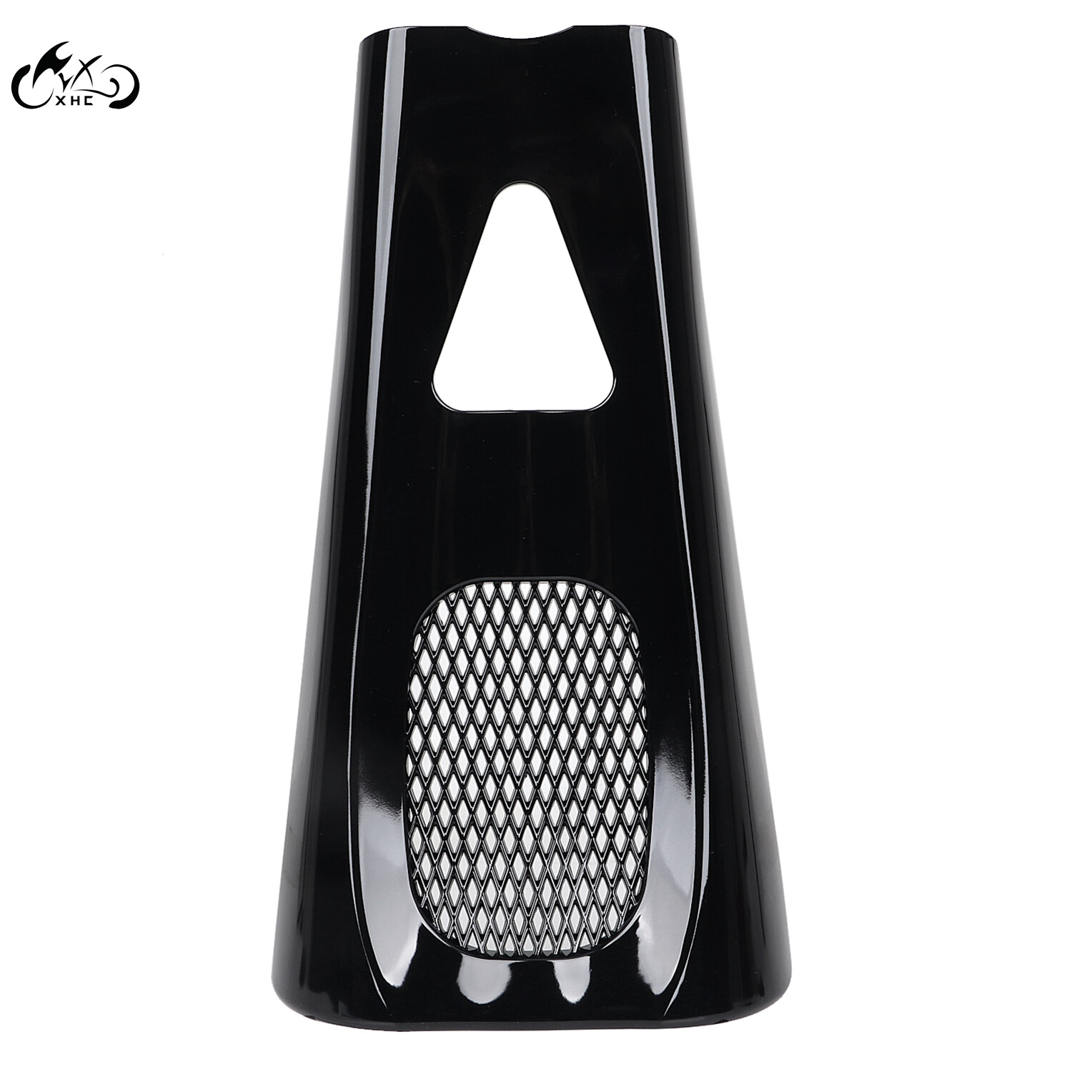 Vivid Black Motor Chin Spoiler For Harley Touring Road Street Glide 2017-2023 M8