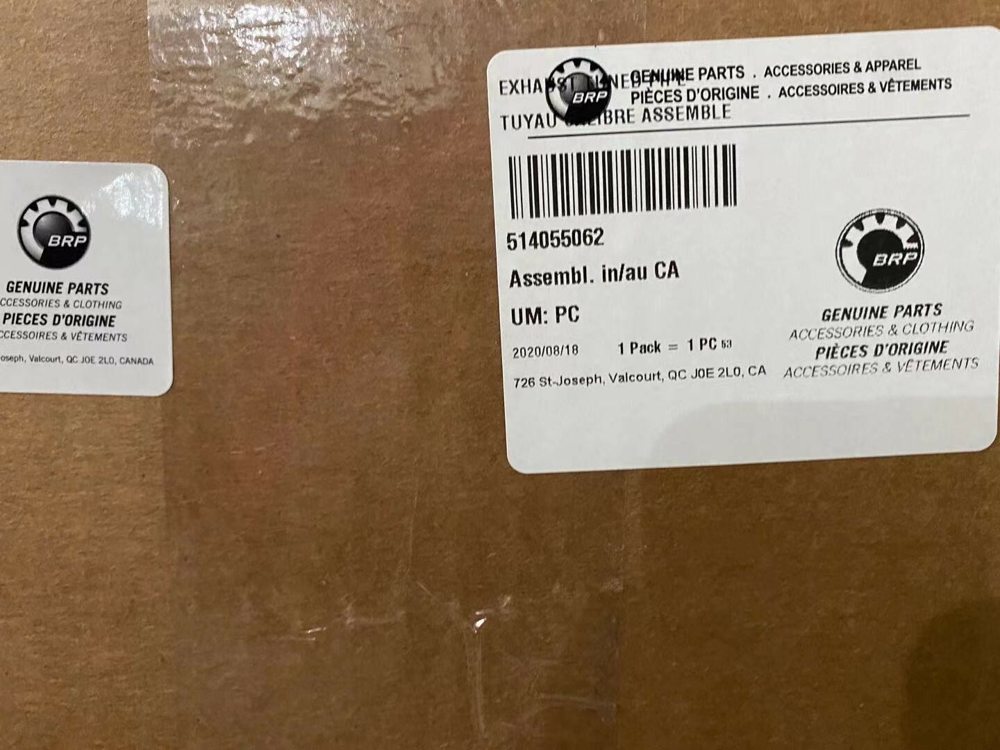 [Early Special] New Genuine Skidoo Exhaust Tuned Pipe 600/800 ETEC 514055062