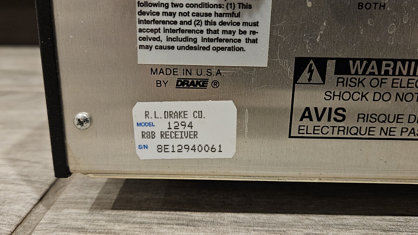 Drake R8B AM SW Ham Radio Shortwave Receiver ***PROUDLY MADE IN THE USA***