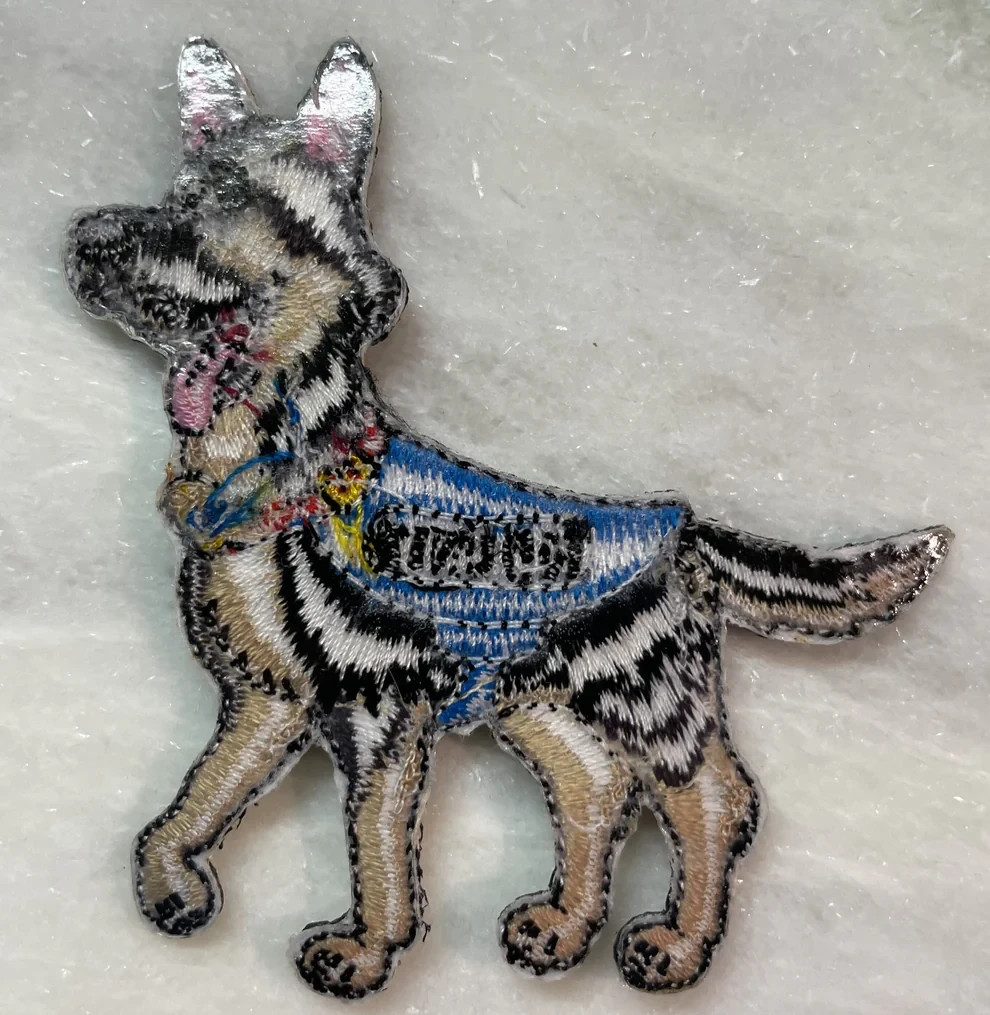 K9 Unit Patch, Police Dog, Perfect for Backpacks, Jackets, Stocking- Heat Sealed