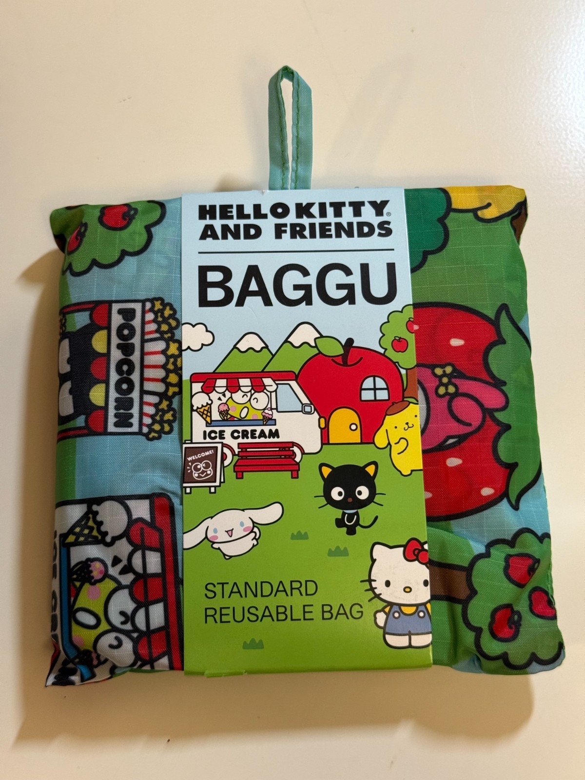BAGGU HELLO KITTY & FRIENDS SCENE Standard Size Reusable Bag - NWT