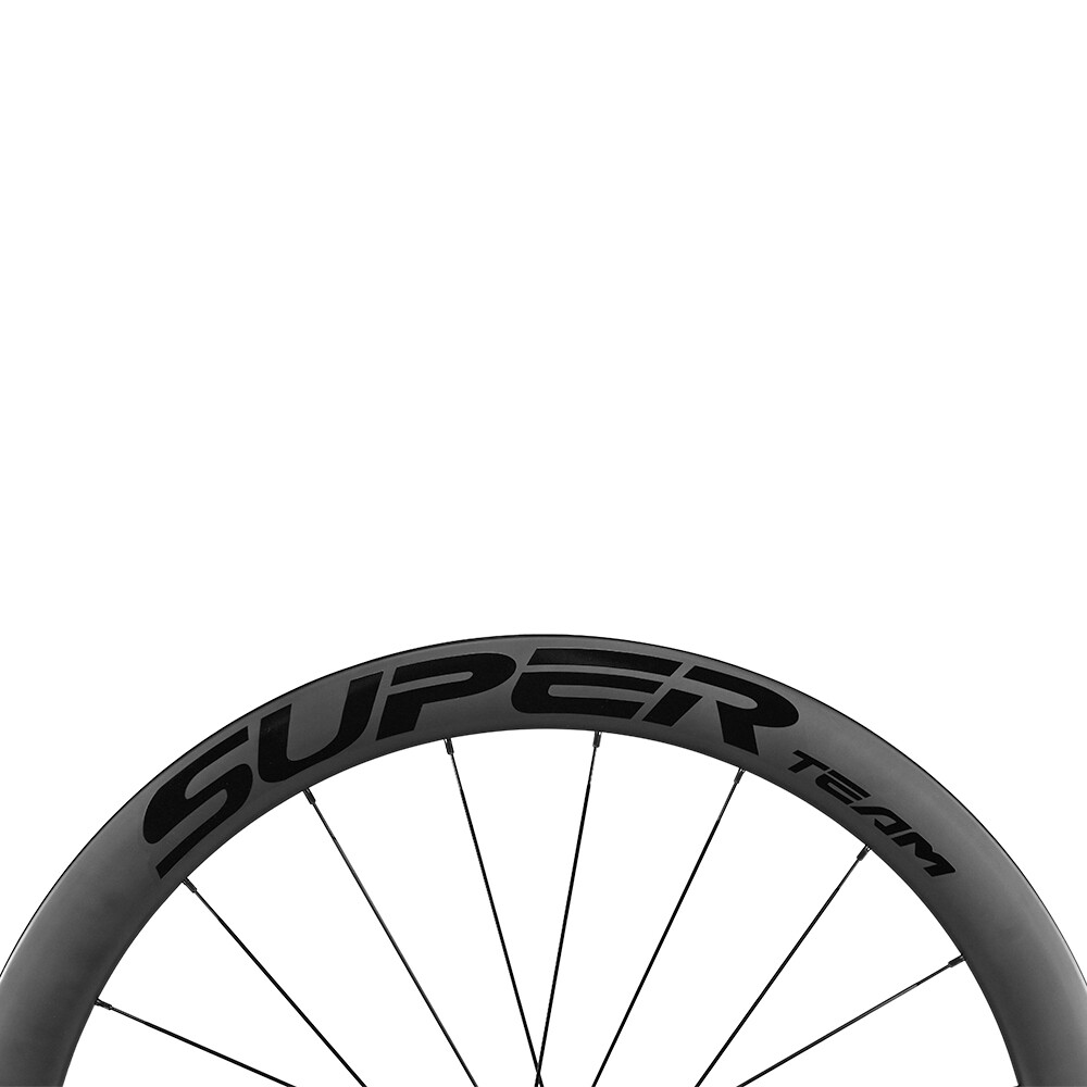 SUPERTEAM Disc Brake 700C Carbon Wheels Road Bike Wheels UCIRoad Racing Wheelset