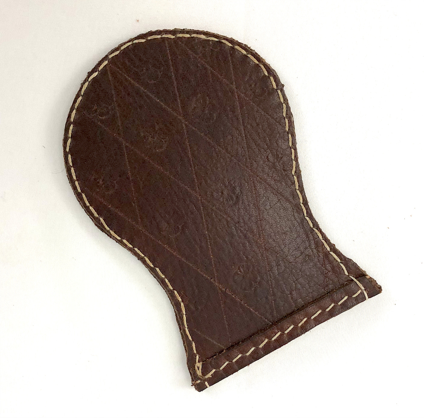 Embossed Leather Ball Bag for Round Ball