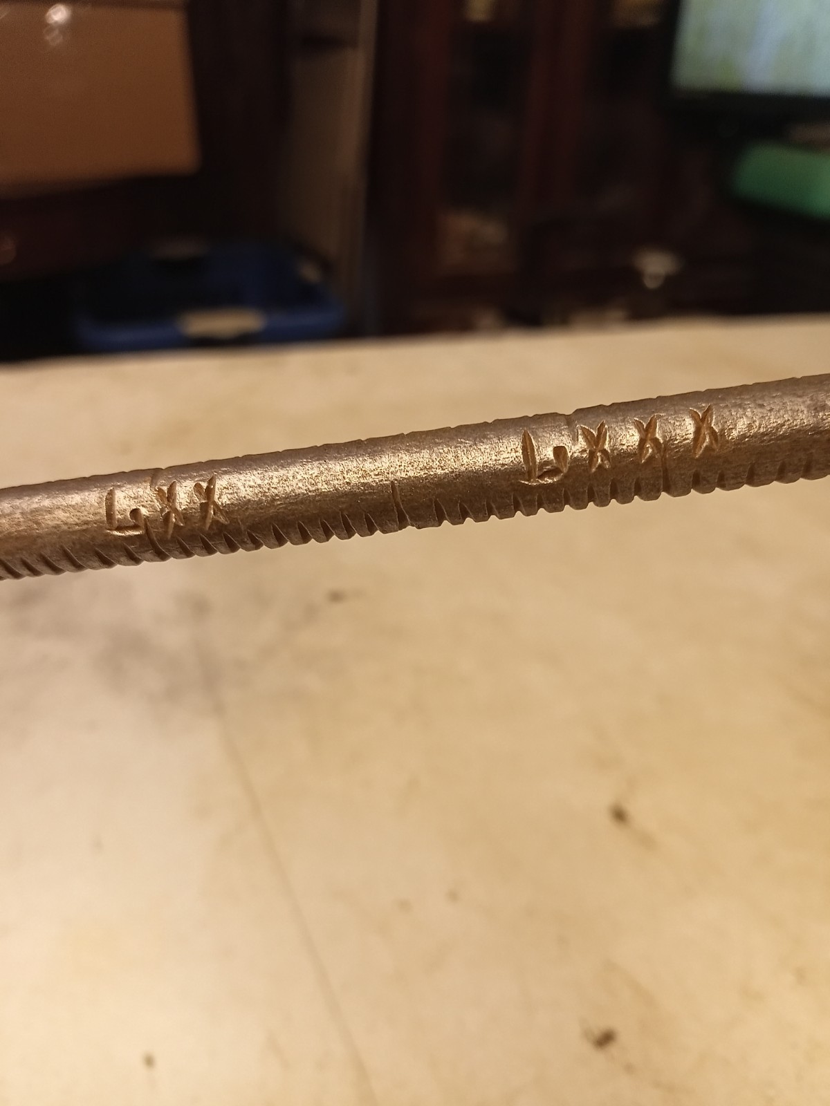 Antique Steelyard Scales With Roman Numerals Steel Primative