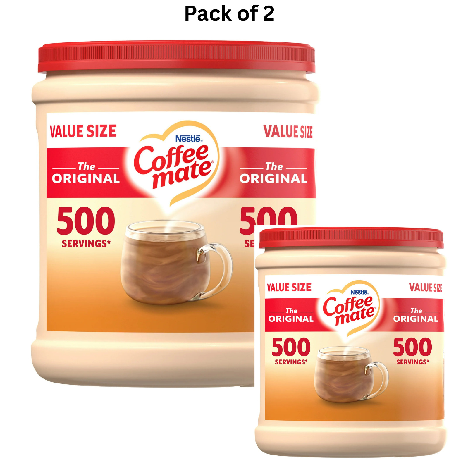 (2 pack) Nestle Coffee Mate, The Original Powdered Coffee Creamer, 35.3 oz