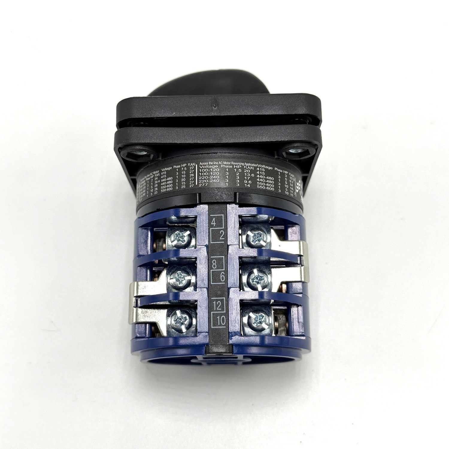 OFF +3 Position 40 Amp 9010 Rotary Transfer Switch for RV, Motorhome, Truck,Boat