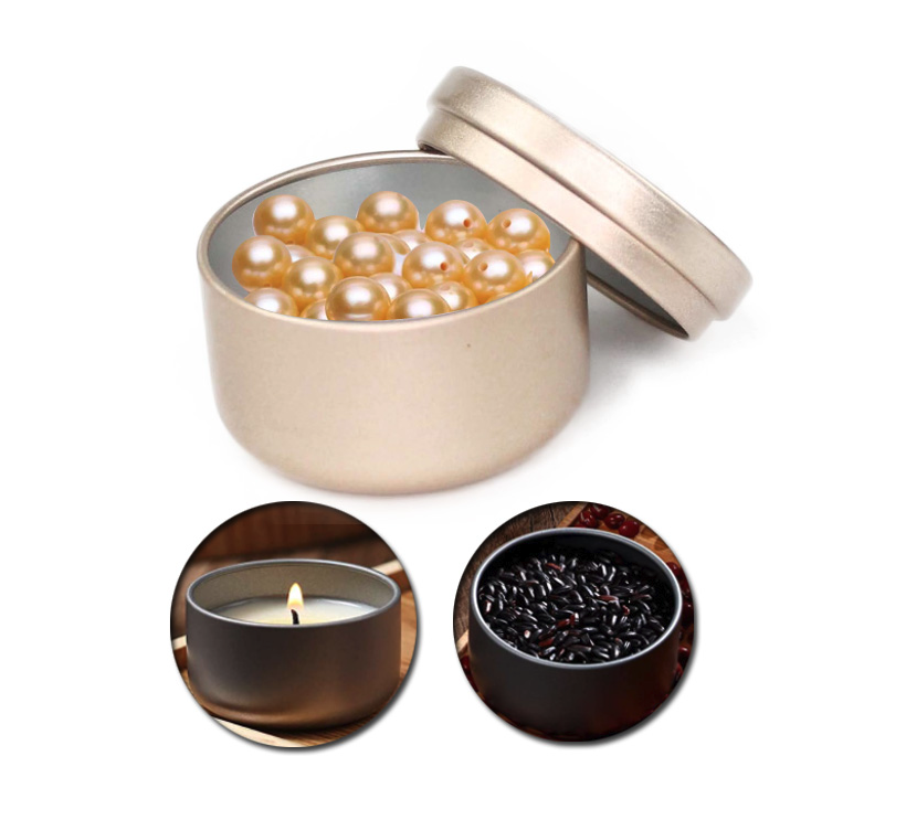 24pack Candle Tins 50ml for DIY Candle Making Empty Round Storage Container Jars