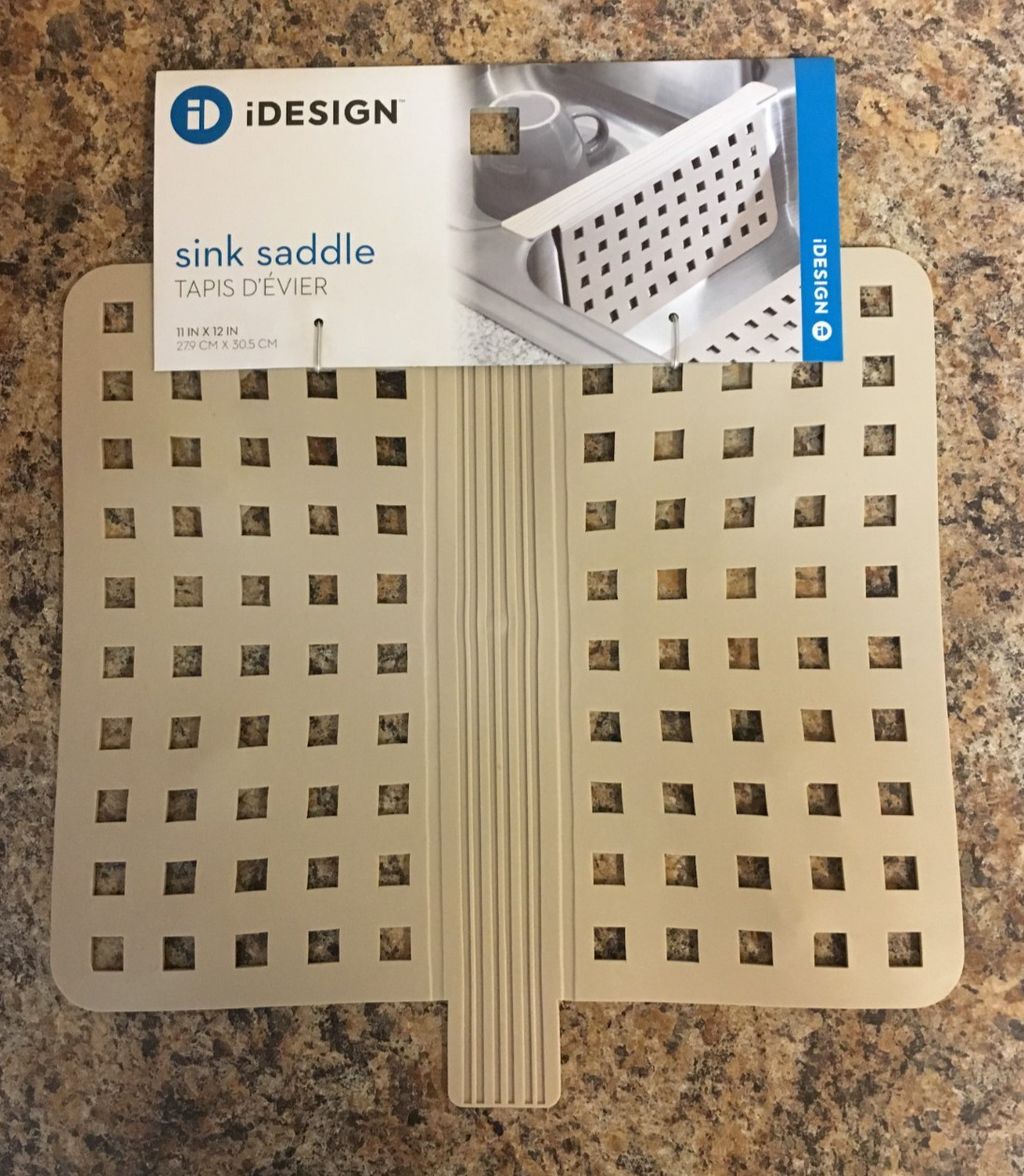 iDesign 36703 Euro Sink Saddle --- Taupe