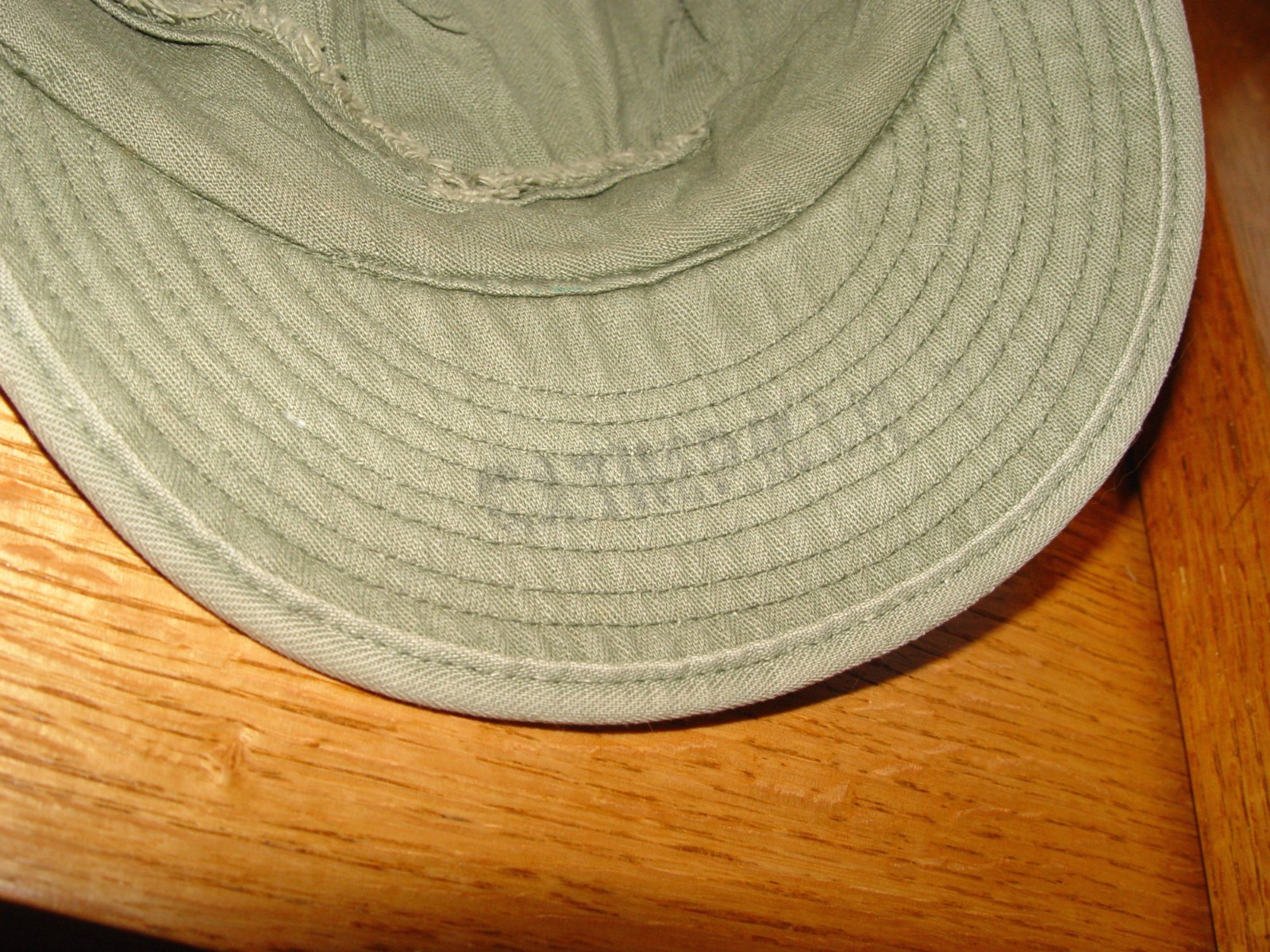 Original WWII USMC Marine Corps Cap Hat P44 HBT