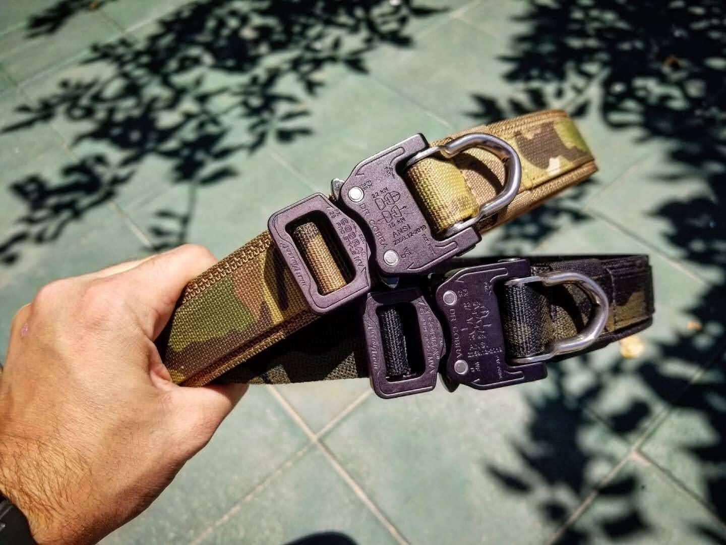 SHEPHERD "COBRA BUCKLE" BELT - Double Layer 2-Ply - CCW, TACTICAL, MILITARY BELT