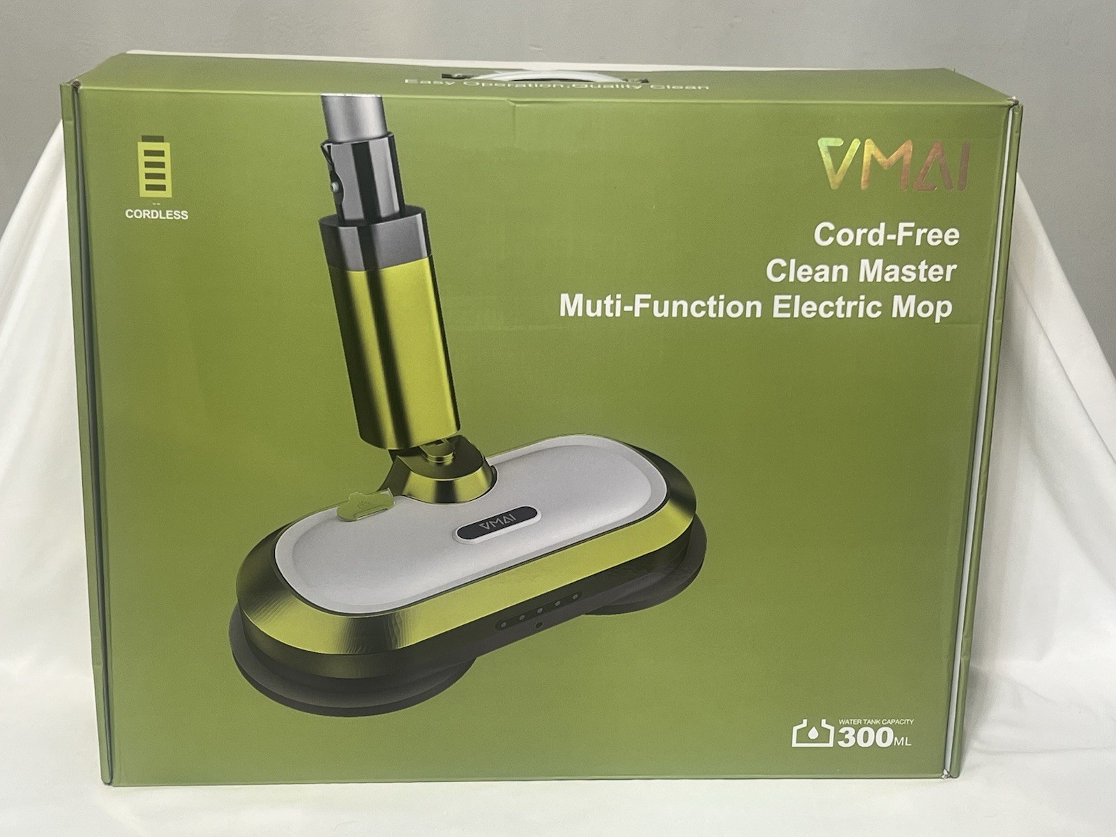 Cordless Electric Mop with Water Spray VMAI G700 Floor Cleaner Scrubber Polisher