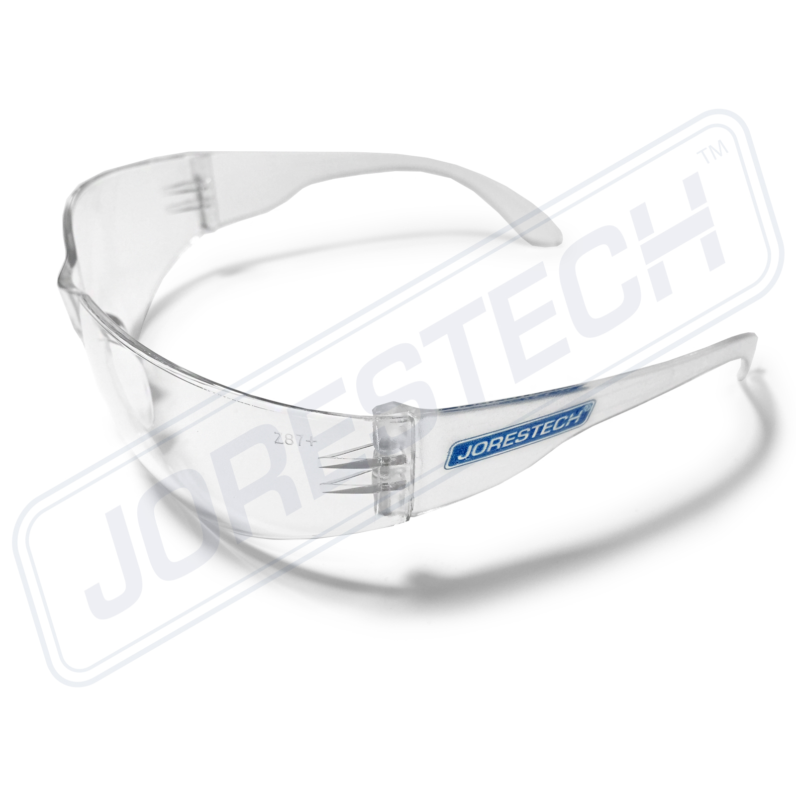 12 144 PAIR JORESTECH CLEAR/SMOKE UV LENS LOT SAFETY GLASSES BULK NEW