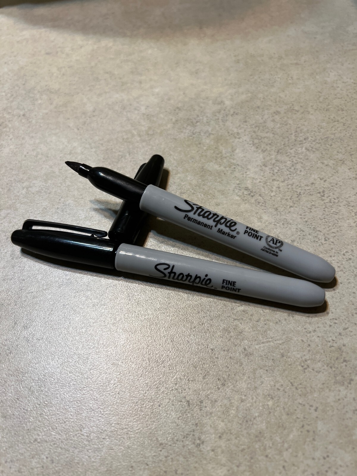 2 Self Defense Tactical EDC Sharpie pens with G10 point   Non Metallic