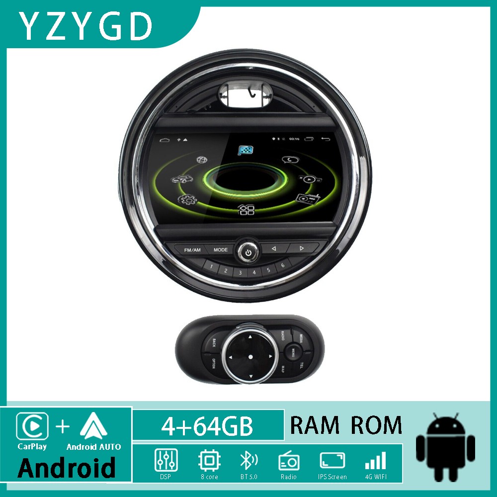 For BMW Mini Cooper 2015-2019 Android CarPlay Car Radio 2Din Stereo Receiver GPS